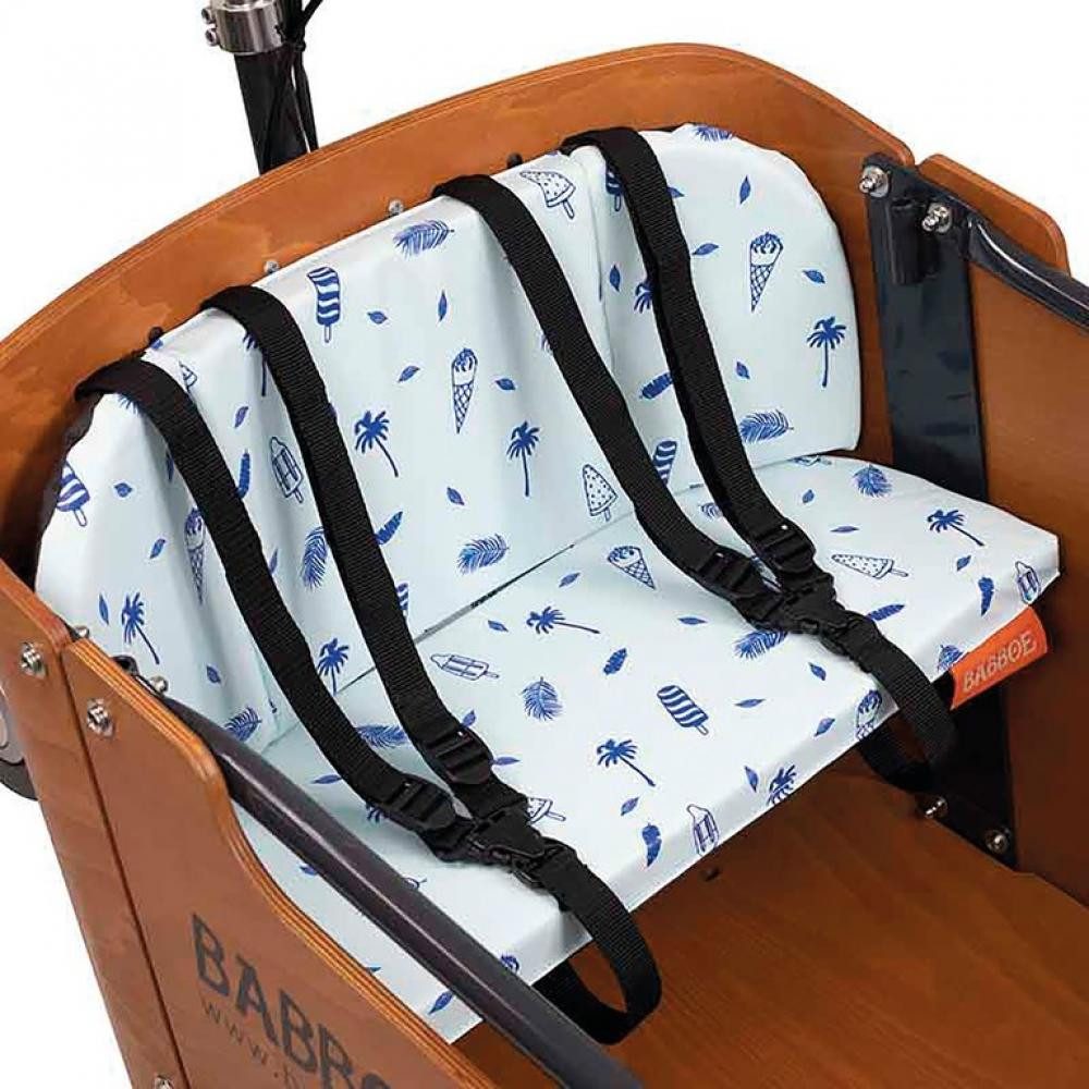 Babboe Sitzkissen Kissenset Babboe Cool Summer, für Go