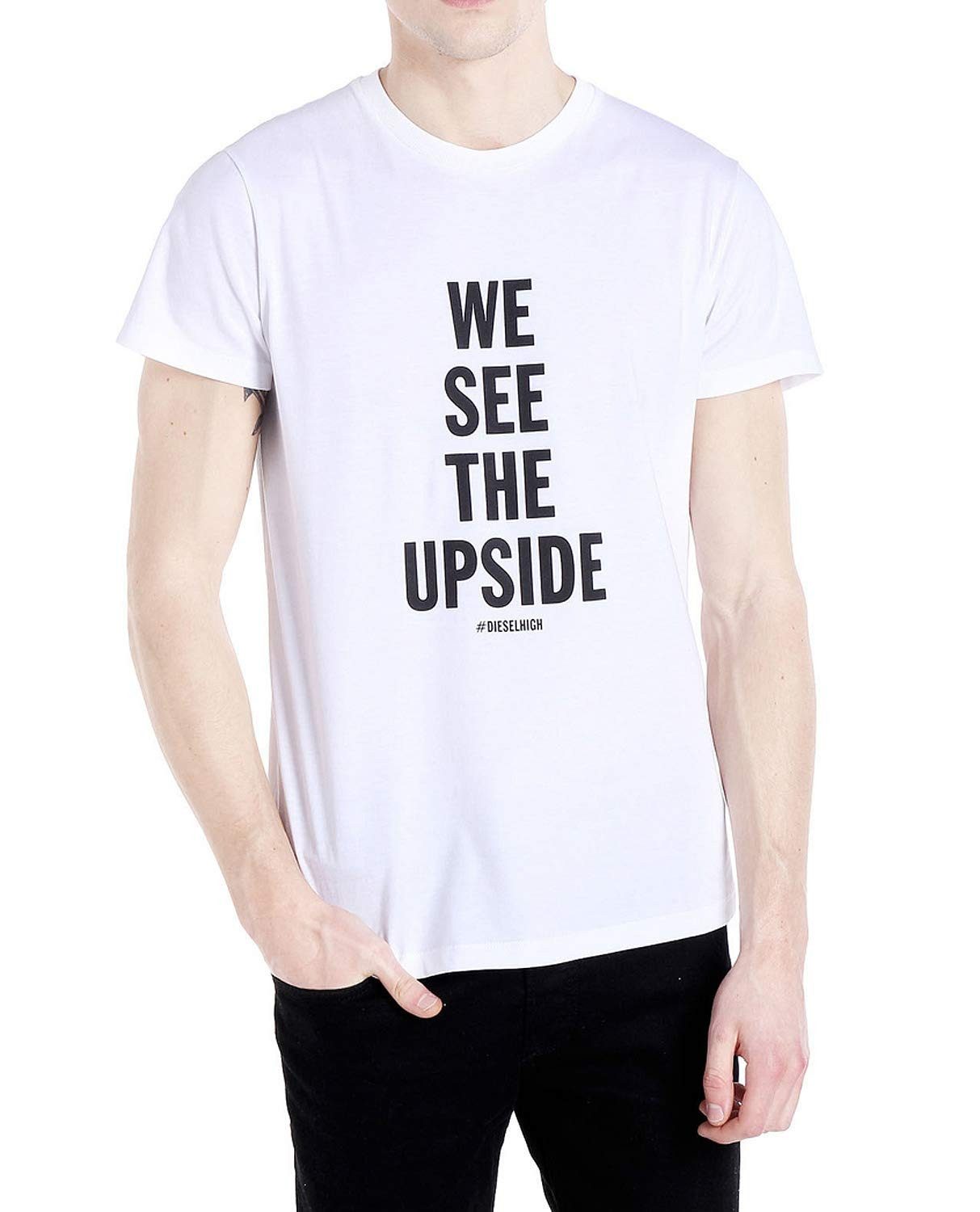 Diesel T-Shirt Diesel T-UPSIDE MAGLIETTA Herren T-Shirt