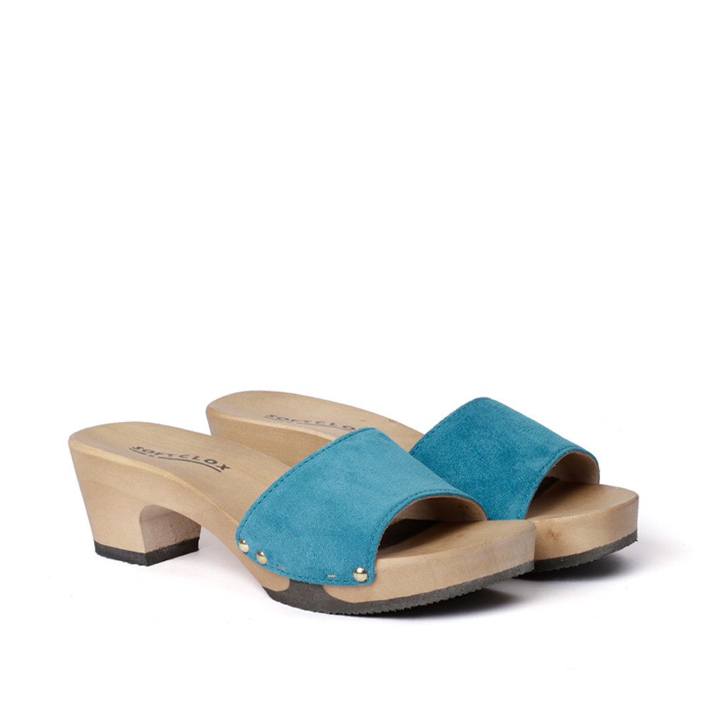 Softclox KELLY Kaschmir pacificgreen (hazelnut) Pantolette günstig online kaufen