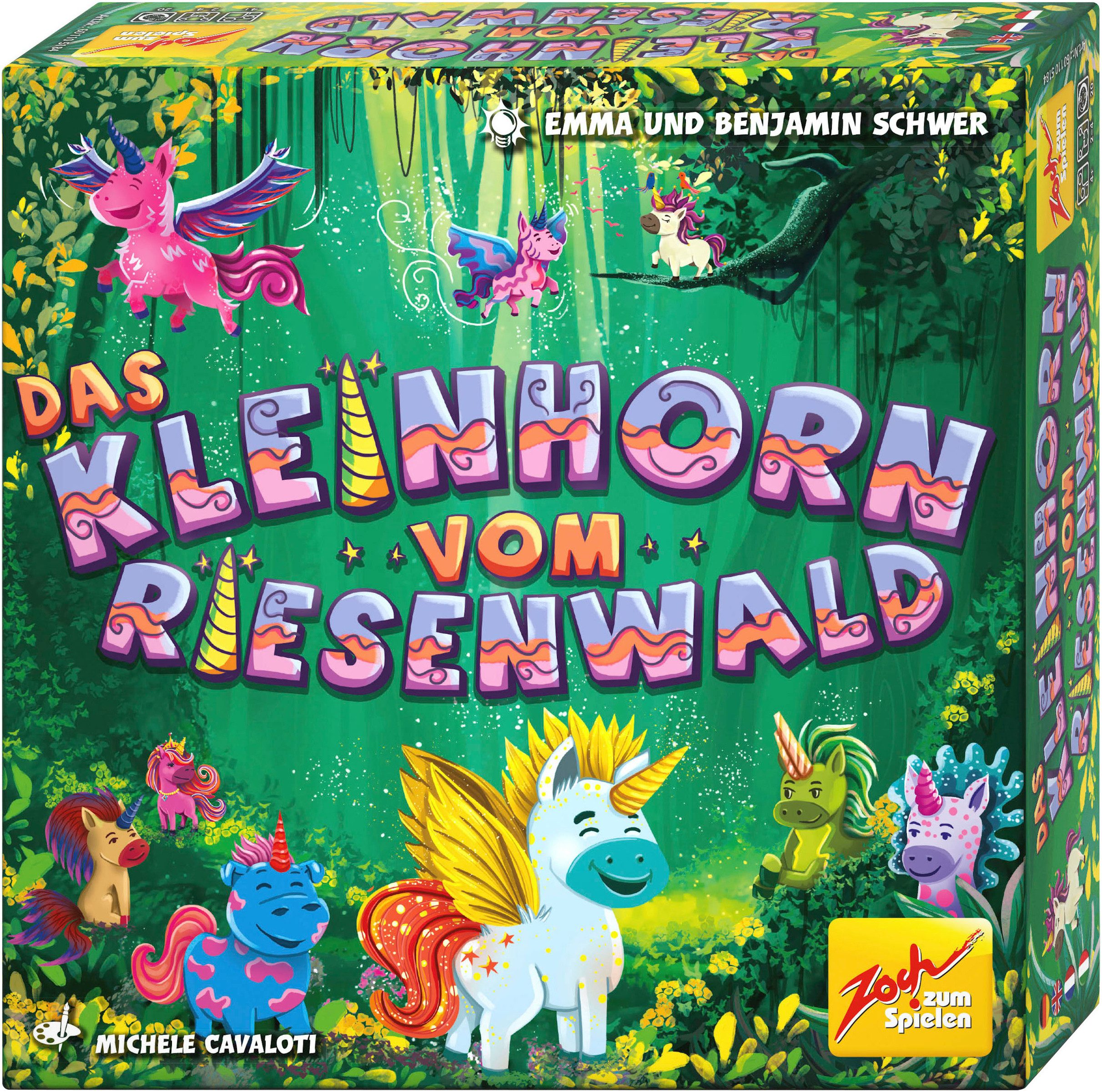 Zoch Spiel Das Kleinhorn vom Riesenwald, Kinderspiel, Made in Germany