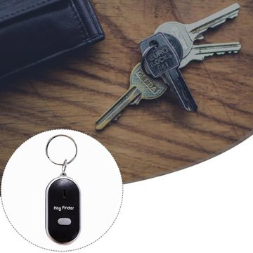 Retoo Schlüsselanhänger Schlüsselfinder Smart Key Tracker,Schlüsselanhänger Anti-Verlust Black (Set, Schlüssel-Suchmaschine, Verpackung in Folie), Elegant Design,Vier schöne Farben stehen zur Auswahl, Einfache Nutzung