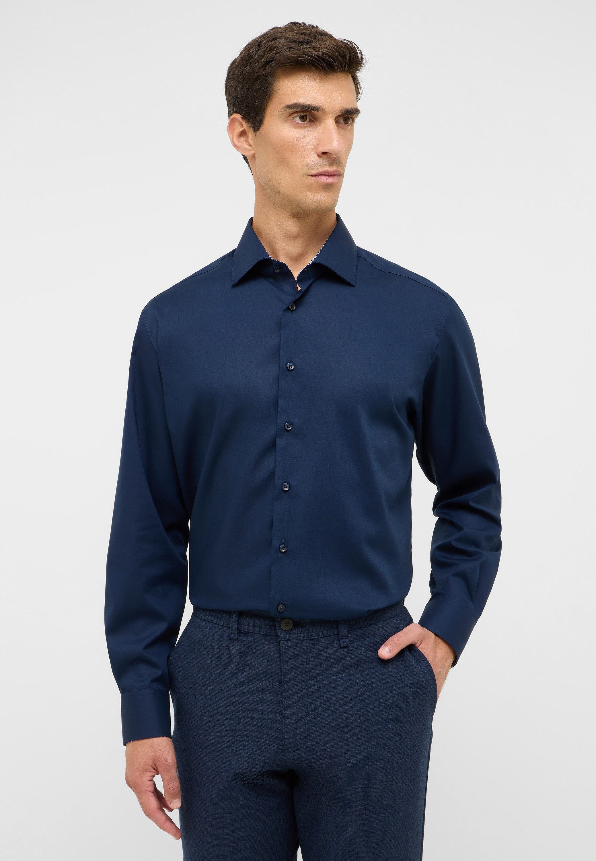 Eterna Langarmhemd MODERN FIT NON IRON (bügelfrei)