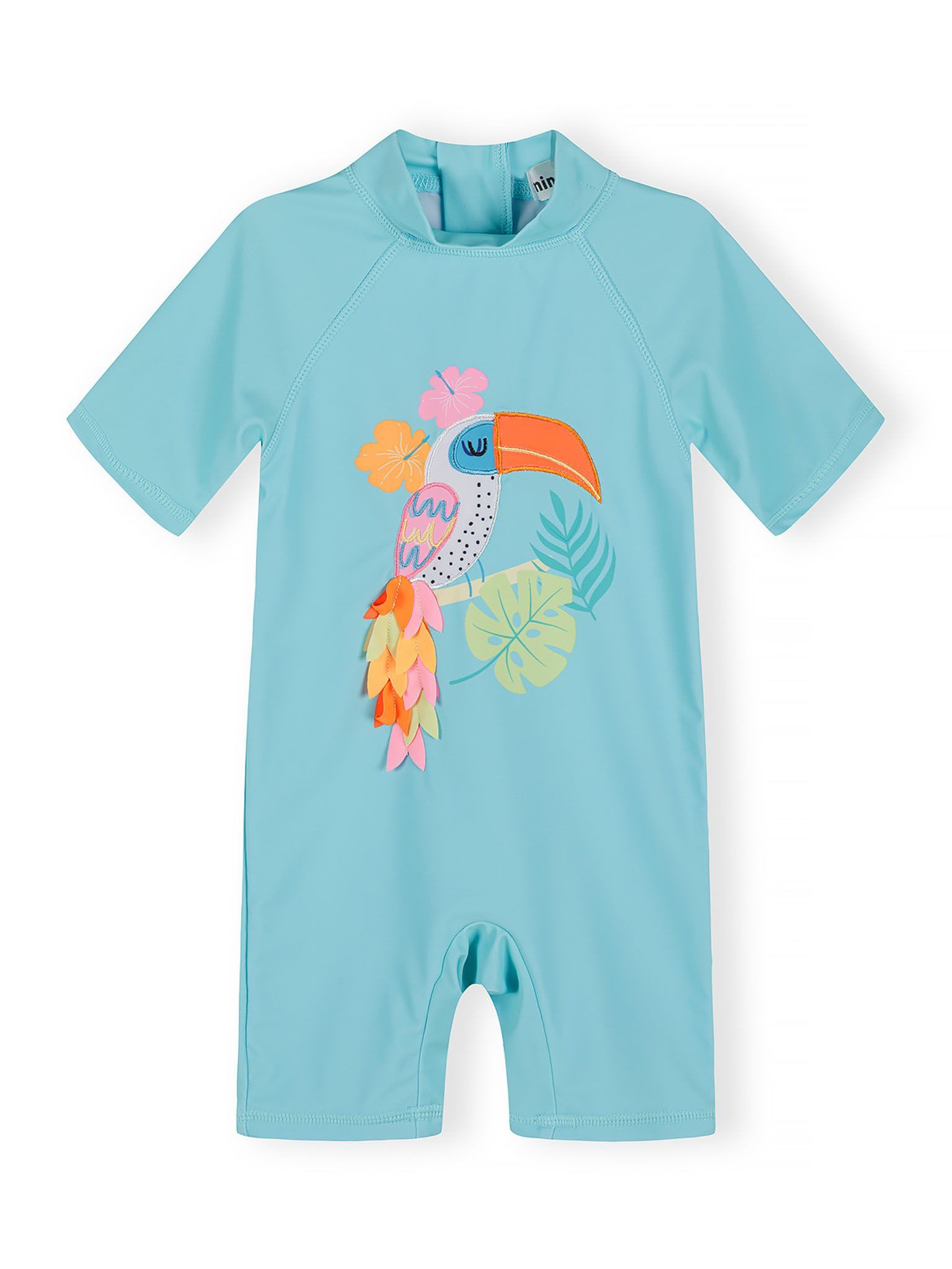 MINOTI Schwimmanzug UPF 50+ Mädchen-Badeanzug mit Mütze (2-tlg)