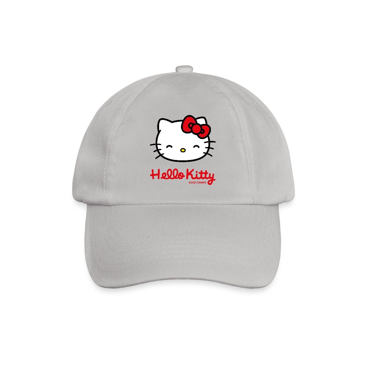 Baseball Cap Hello Kitty Lächelnd Mit Schriftzug Baseballkappe