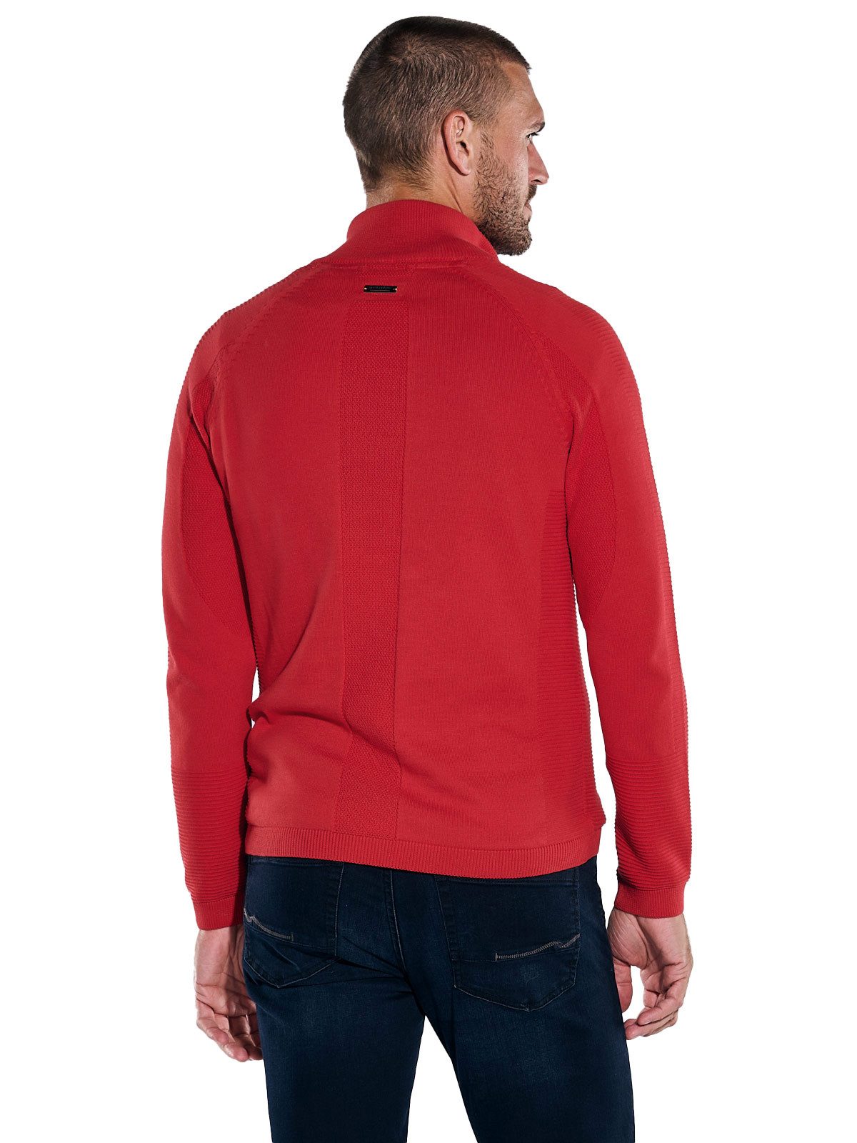 emilio adani Stehkragenpullover emilio adani Herren Pullover mit Troyerkrag günstig online kaufen