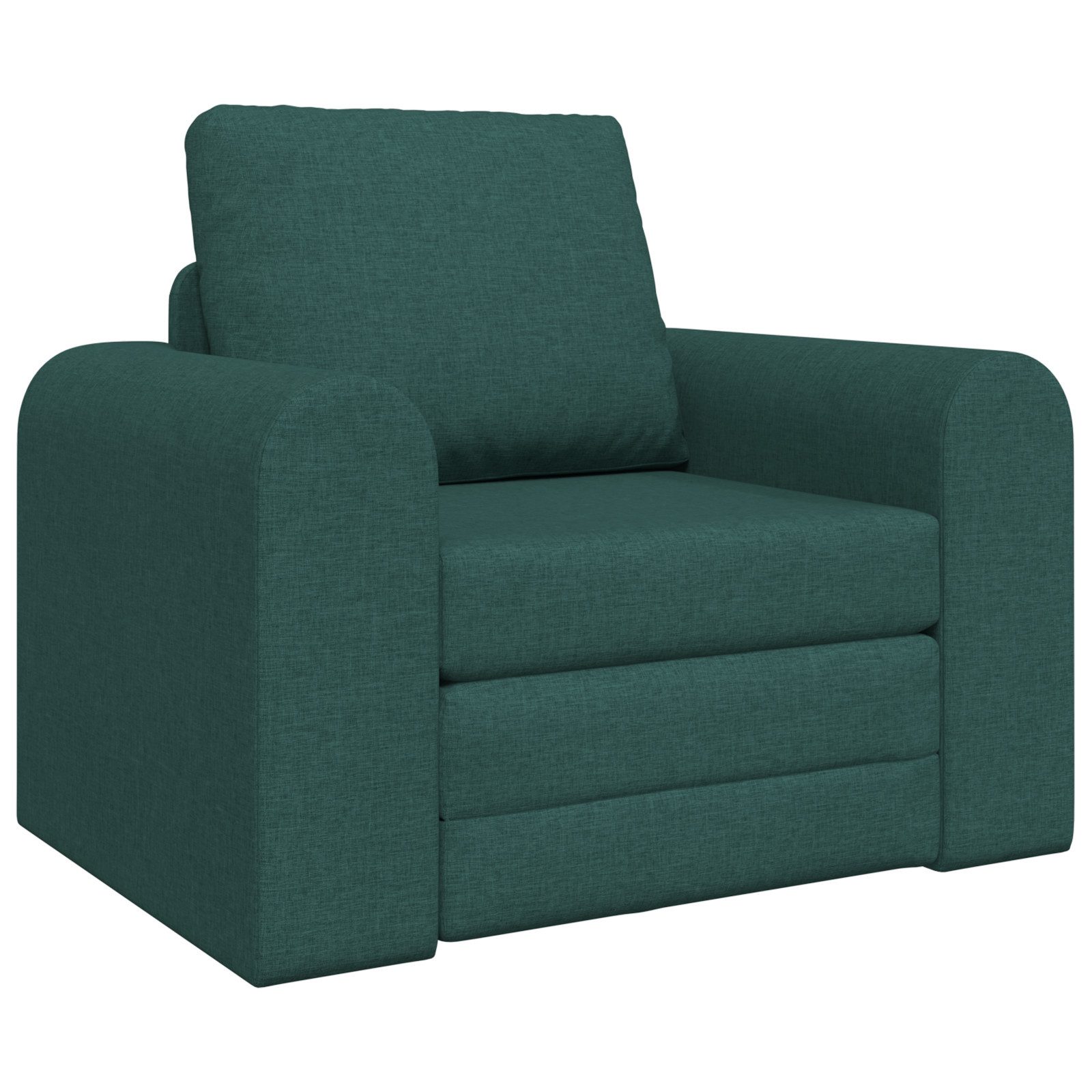 vidaXL Sofa Boden Schlafsofa 2-in-1 Dunkelgrün günstig online kaufen