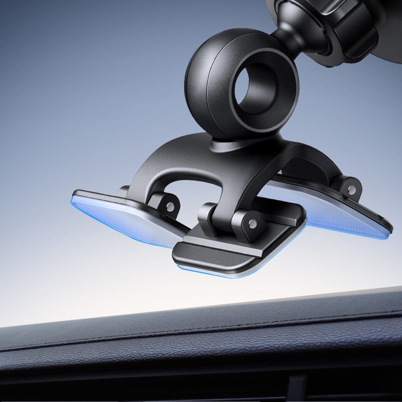 JOYROOM Handy-Halterung JR-ZS259, (bis 7 Zoll, Einzelartikel, Einzelartikel, Klemmautohalterung mit drei verstellbaren Beinen und 360°-Drehung) – Bild 5 von 5