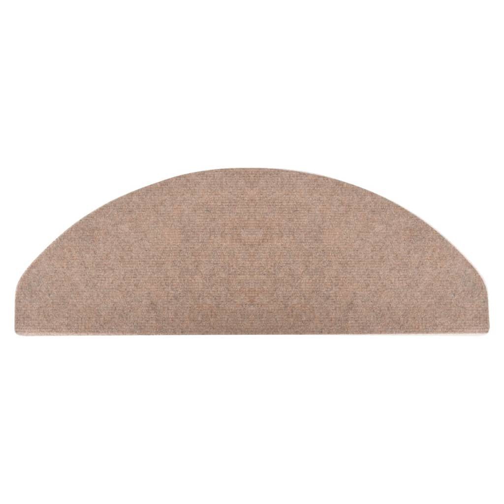 vidaXL Stufenmatte Stufenmatten Selbstklebend 15 Stk. 65x22,5x3,5 cm Beige, Hütte, Höhe: 3.5 mm – Bild 5 von 5