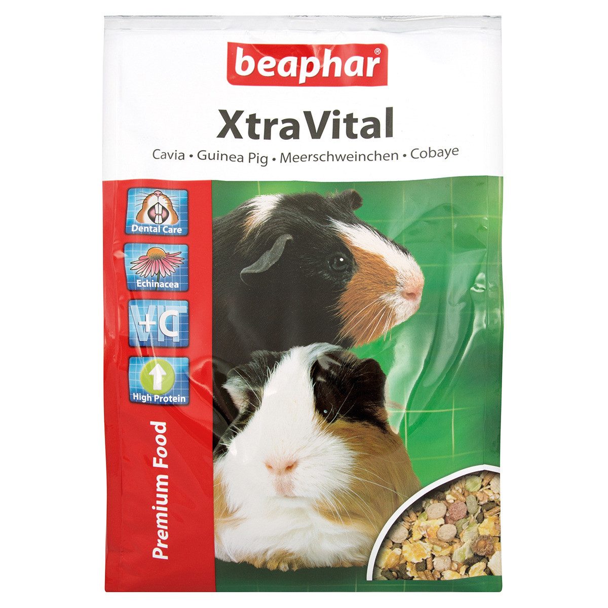 beaphar XtraVital Meerschweinchen Futter 2,5 kg, Trockenfutter für: Kleintier