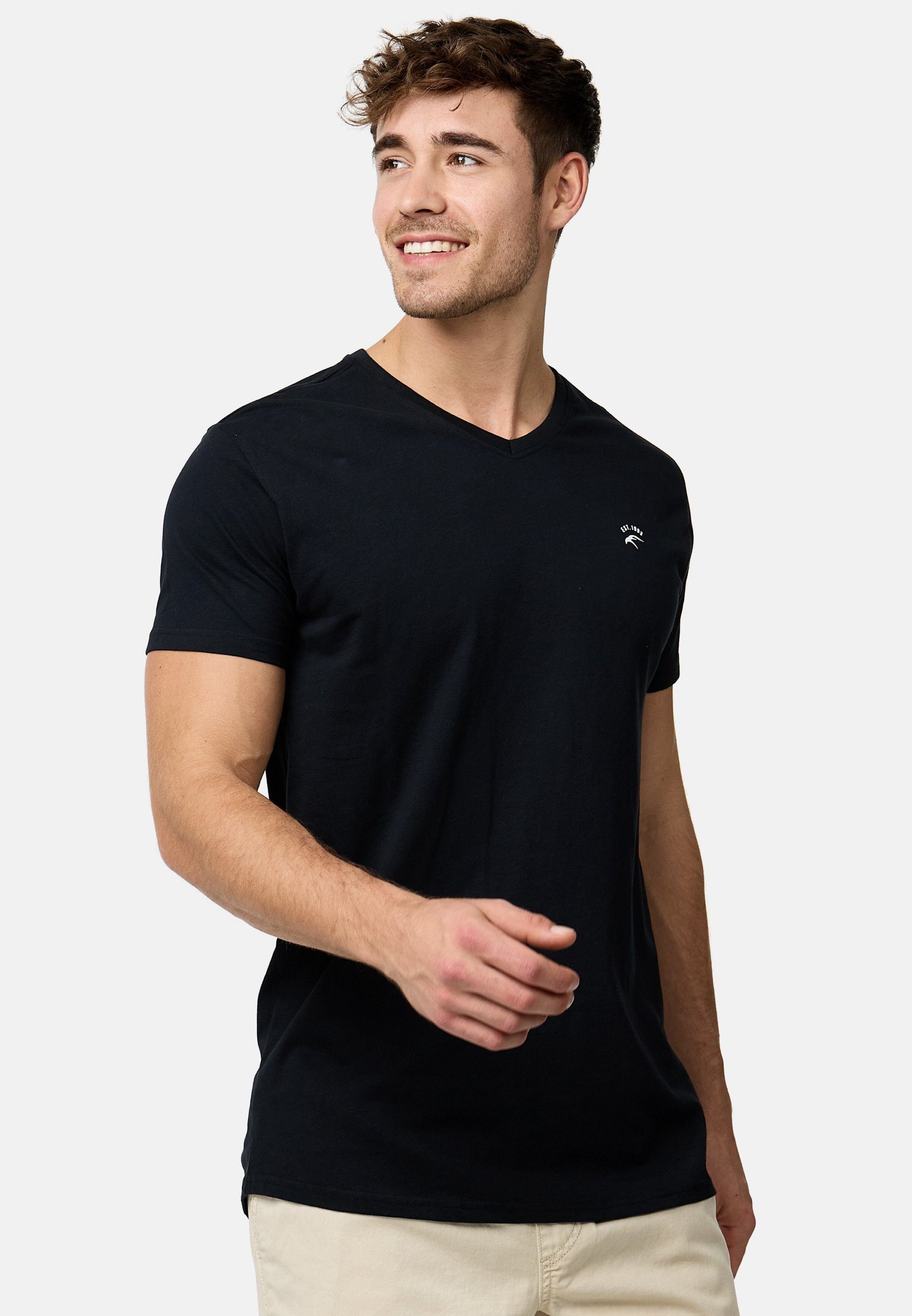 Indicode T-Shirt Herren INClever Shirt Tee Herrenshirt