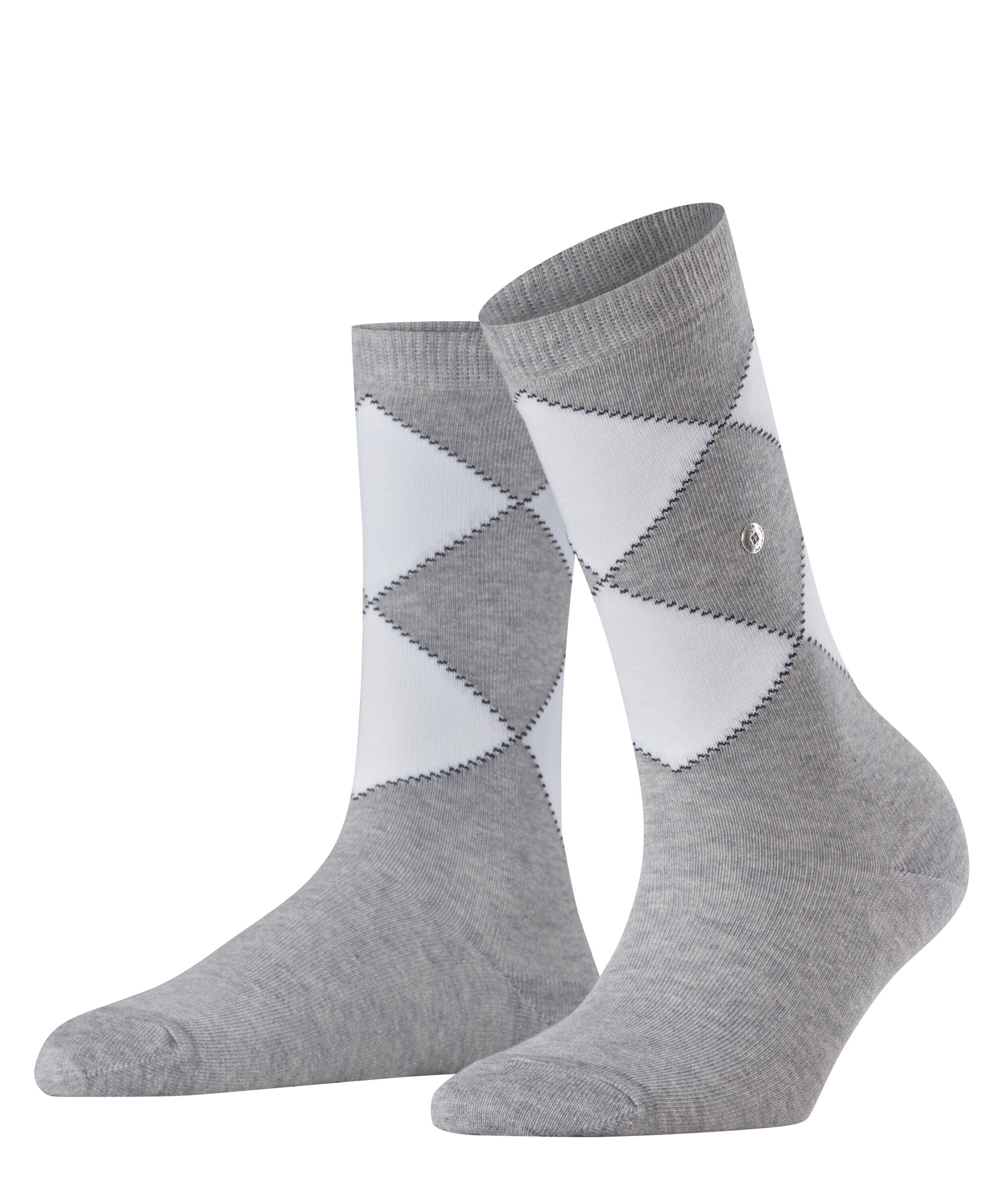 Burlington Socken Darlington (1-Paar) light grey (3400)