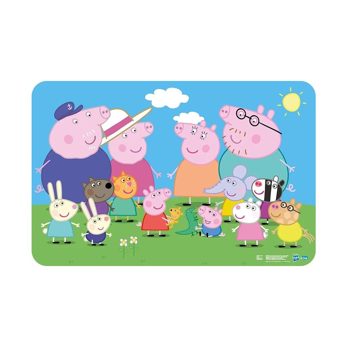 Kindergeschirr-Set Peppa Wutz Tischset 43*28 cm