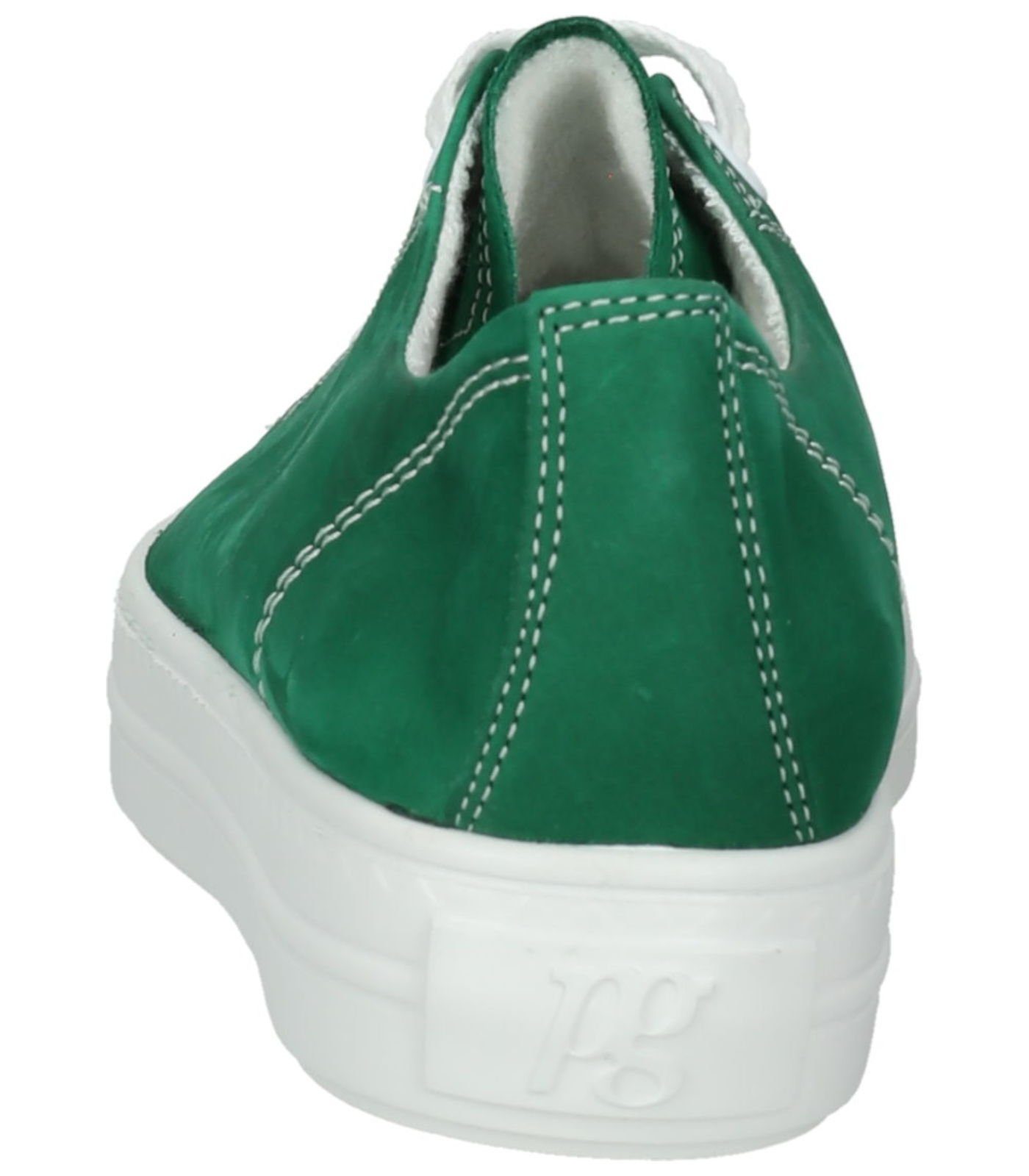 Green Paul Sneaker Nubukleder Sneaker Grün