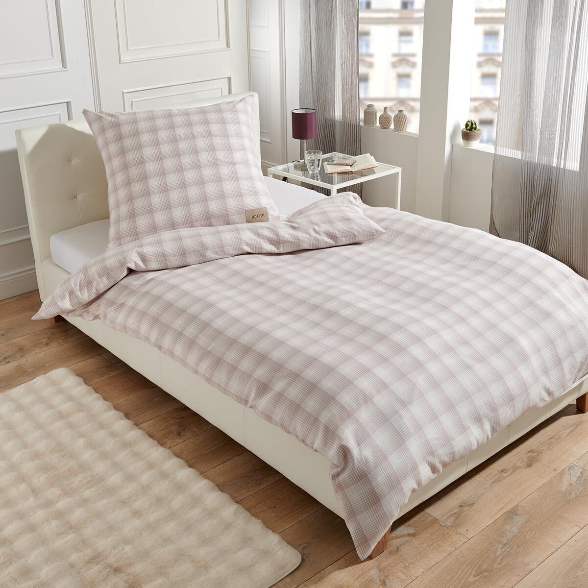 JOOP! Bettwäsche Soft Checks, Flanell, 1 günstig online kaufen