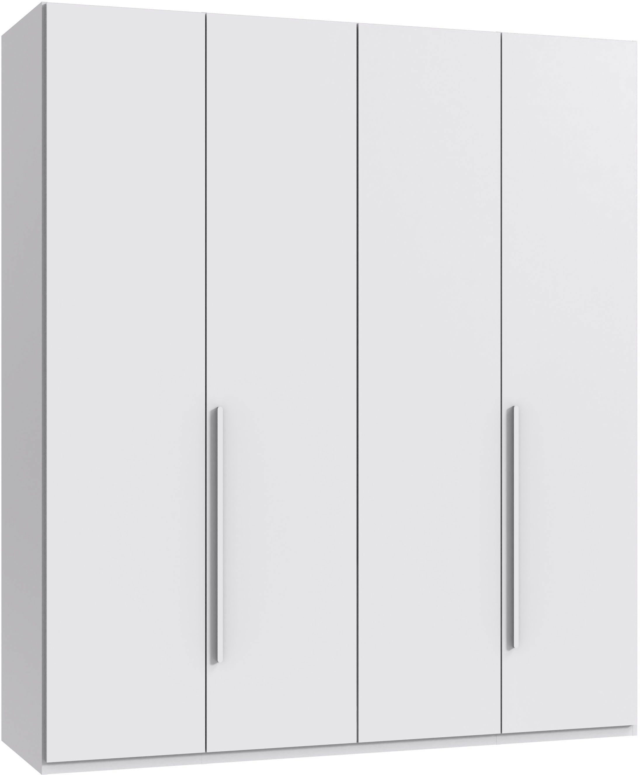 Wimex Drehtürenschrank Kleiderschrank London, in den Breiten 180cm, 225cm oder 270cm (mit verschiedenen Griffen in goldfarben, silberfarben oder schwarz) wahlweise mit Basic- oder Premium-Ausstattung erhältlich