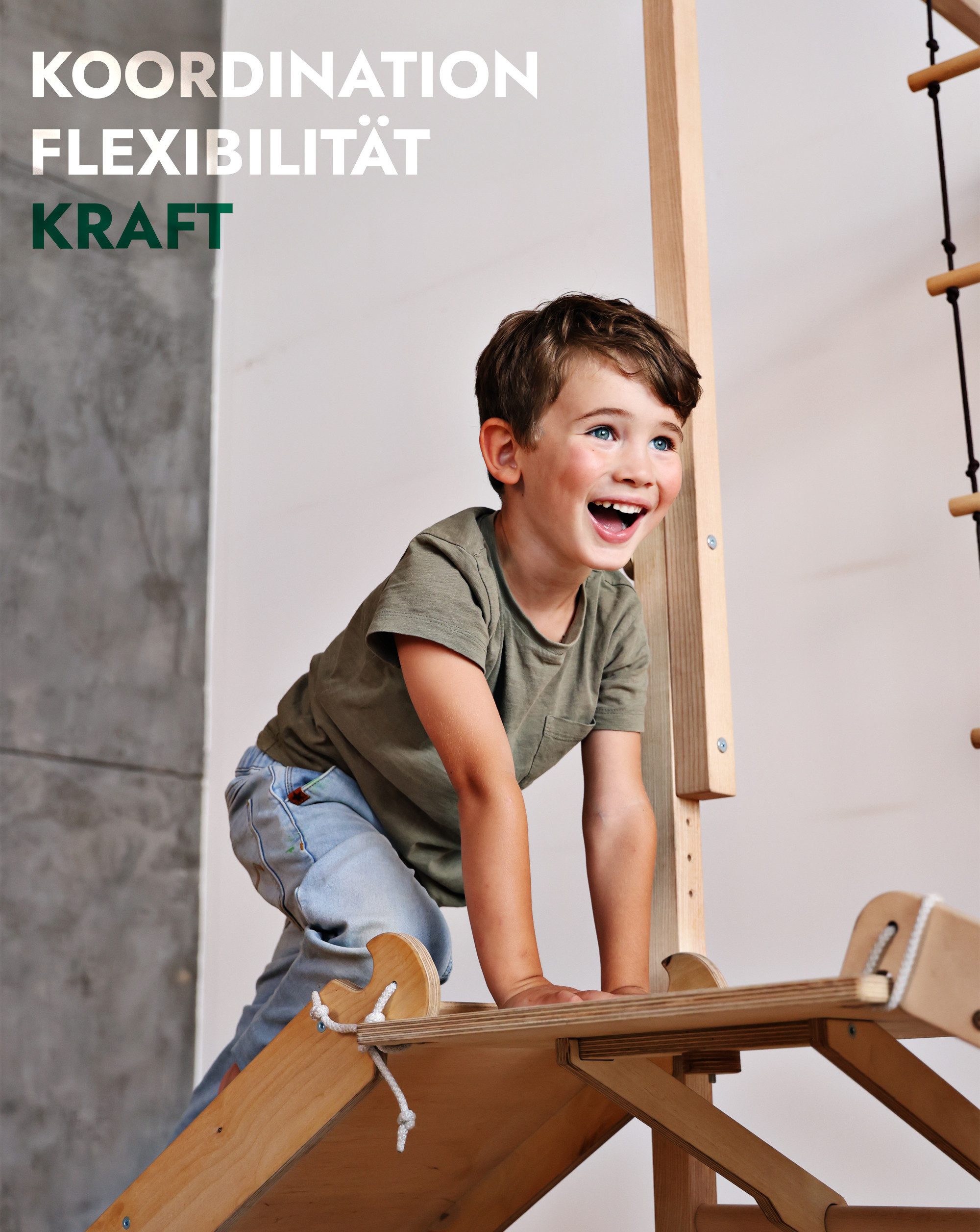 Goodevas Klettergerüst Multifunktionale Schwedenwand & Klettergerüst für Kinder, (9-St)