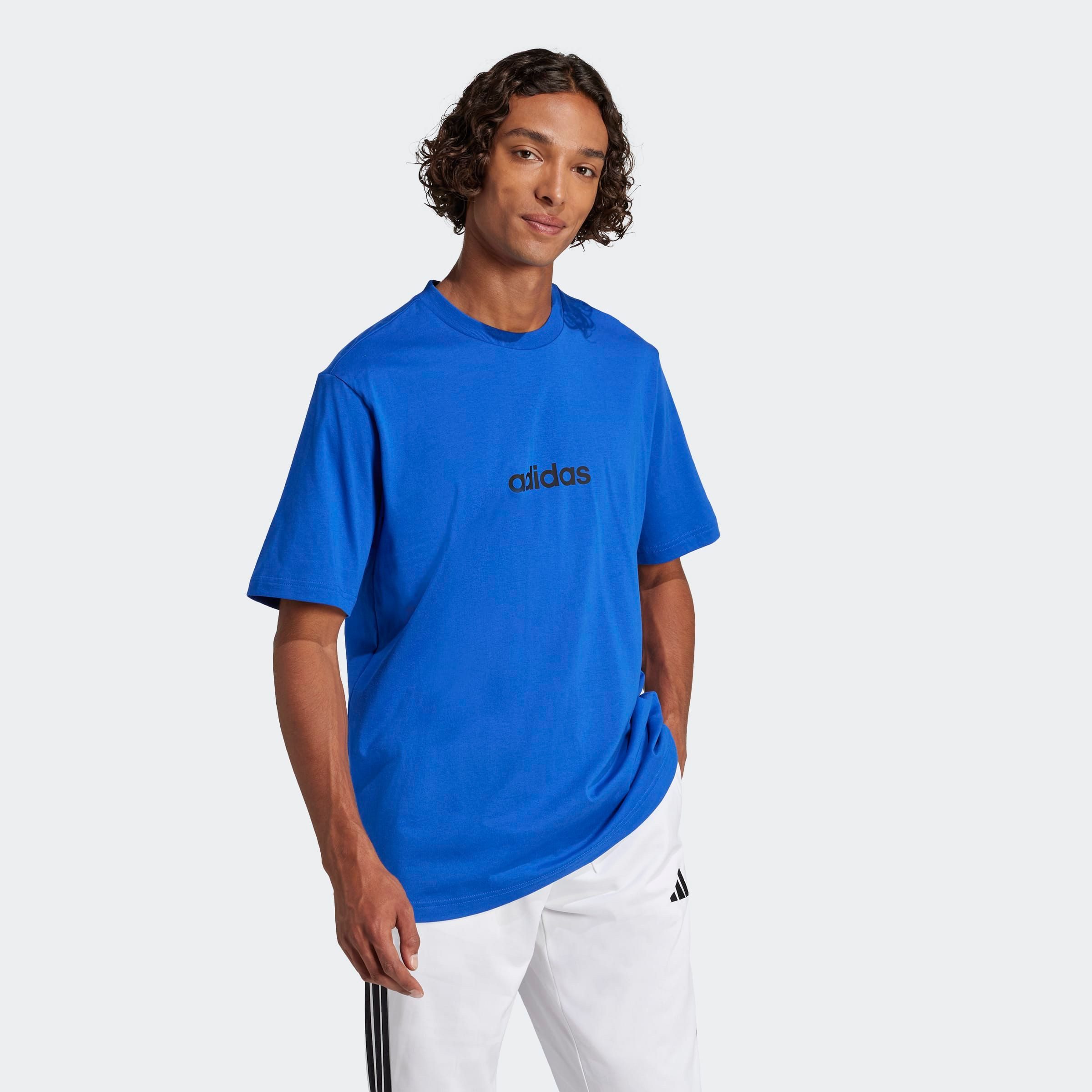 adidas Sportswear T-Shirt M LIN SJ T überschnittene Schultern, Kurzarmdesig günstig online kaufen