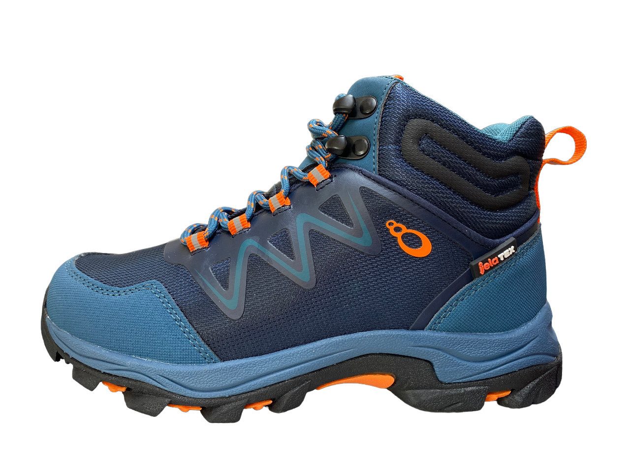 jela Kinder Taylor-Tex Outdoorschuh 5315-01 STEEL/ORANGE Outdoorschuh