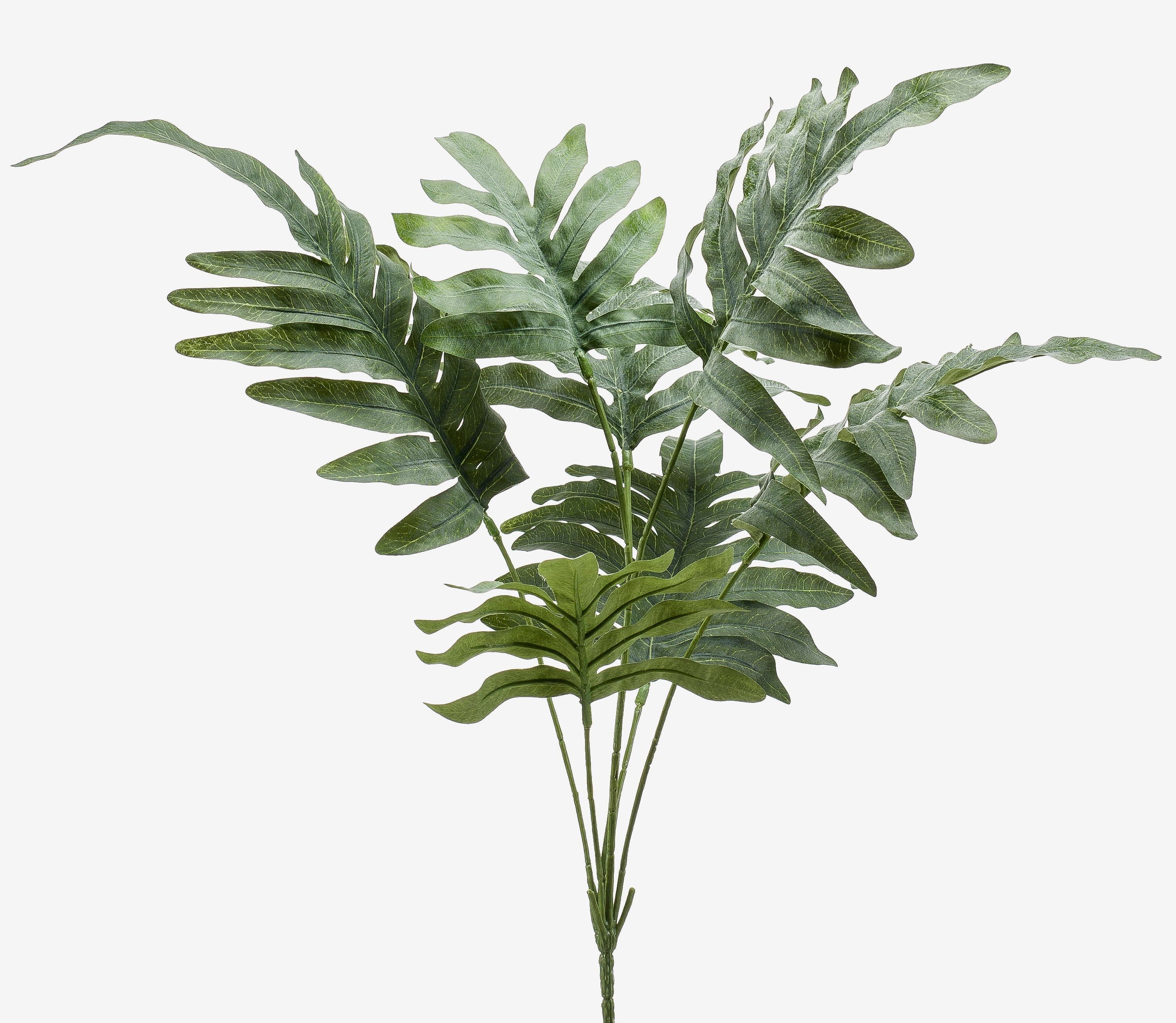 Künstliche Zimmerpflanze Künstlicher Goldtüpfelfarn SCORPI auf Steckstab, grün-grau, 65cm Farn (Goldtüpfelfarn), artplants, Höhe 65.0 cm