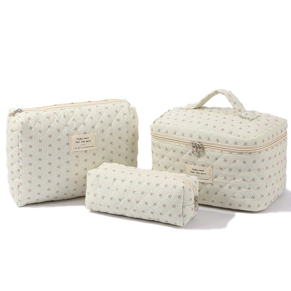 nsihing Kosmetiktasche 3er Set Kulturtasche – Wasserdichter Kulturbeutel für Damen