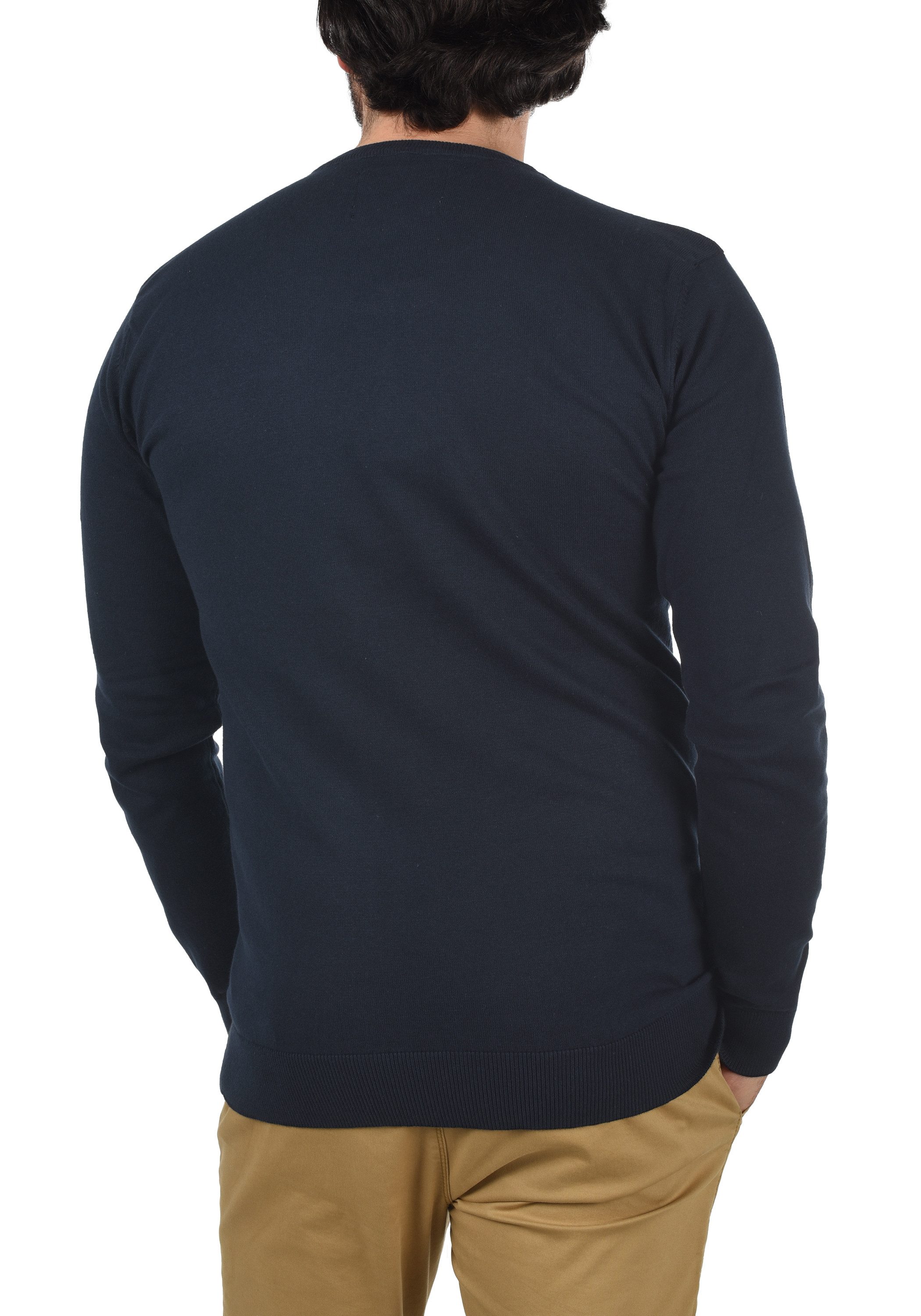 Indicode Strickpullover IDErnesto Strickpulli aus Feinstrick