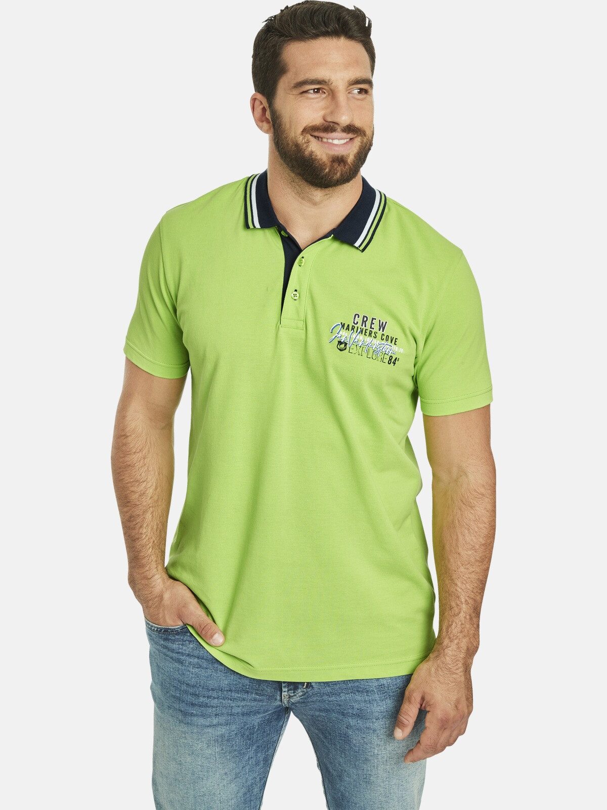 Jan Vanderstorm Poloshirt TEOFIL in zwei günstig online kaufen