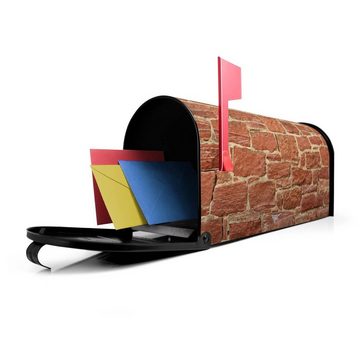 banjado Amerikanischer Briefkasten Mailbox Mauerwerk (Amerikanischer Briefkasten, original aus Mississippi USA), 22 x 17 x 51 cm