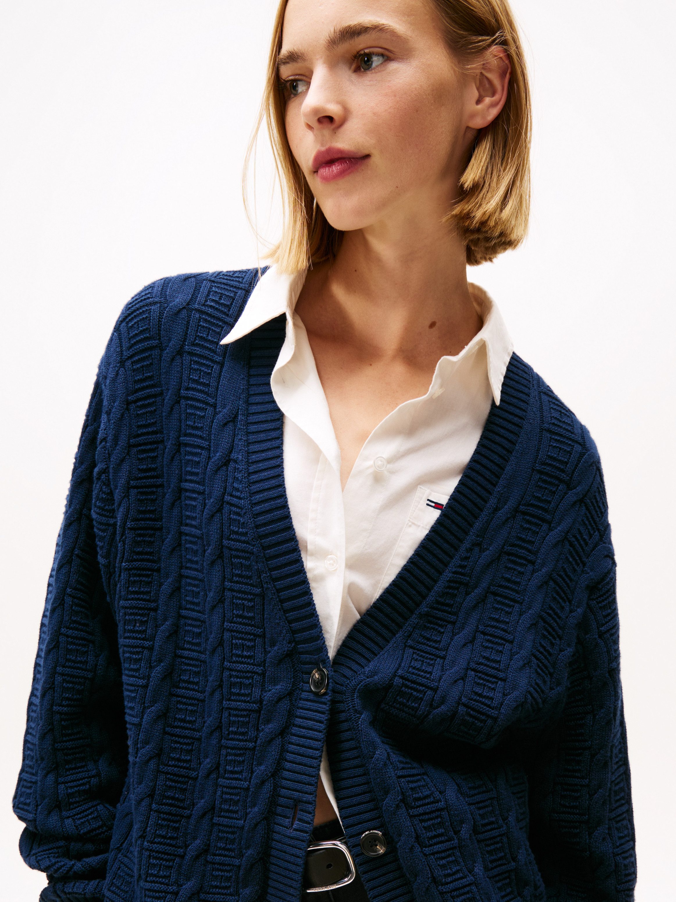 Tommy Jeans Strickjacke TJW CABLE CARDIGAN günstig online kaufen