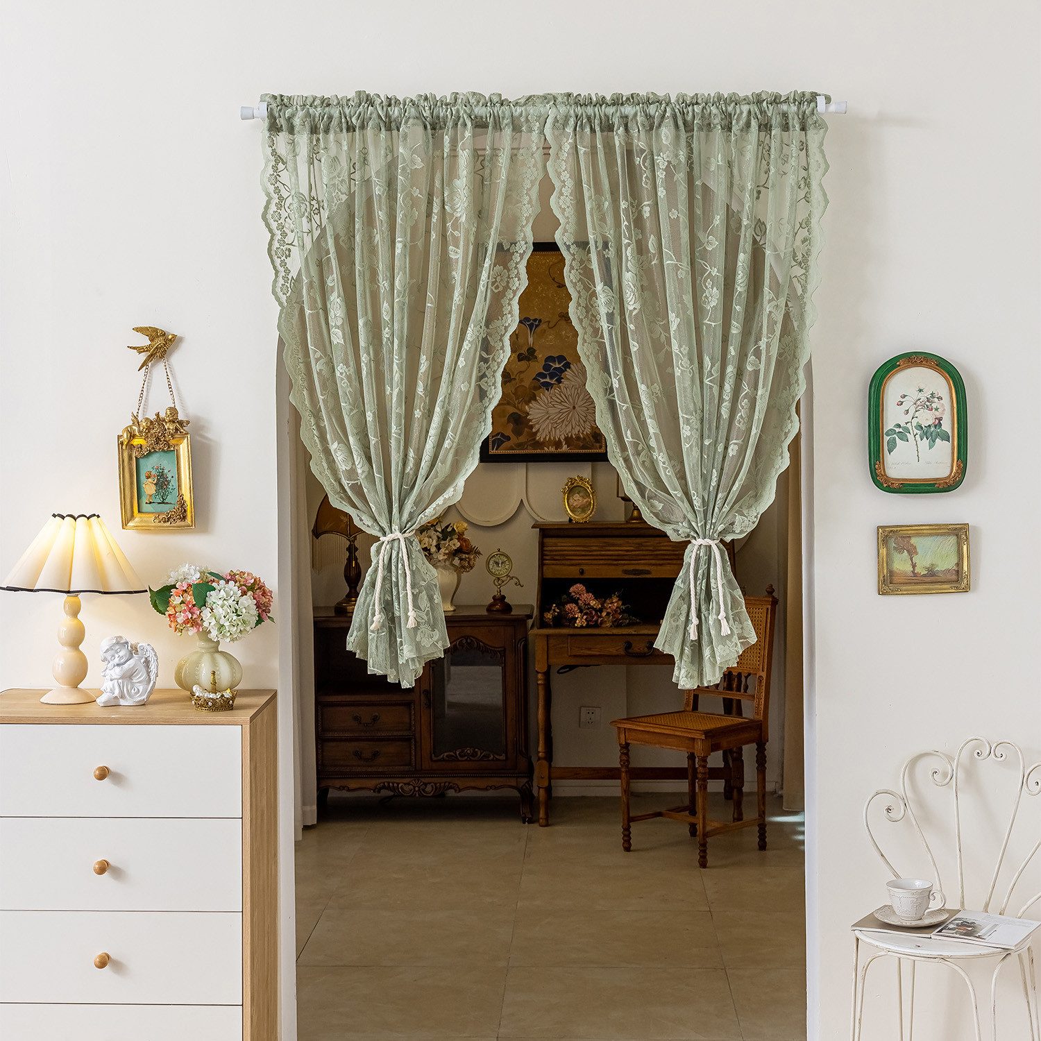 BYSURE Scheibengardine (2 St), Stangendurchzug, Französischer Plissee-Kurzv günstig online kaufen