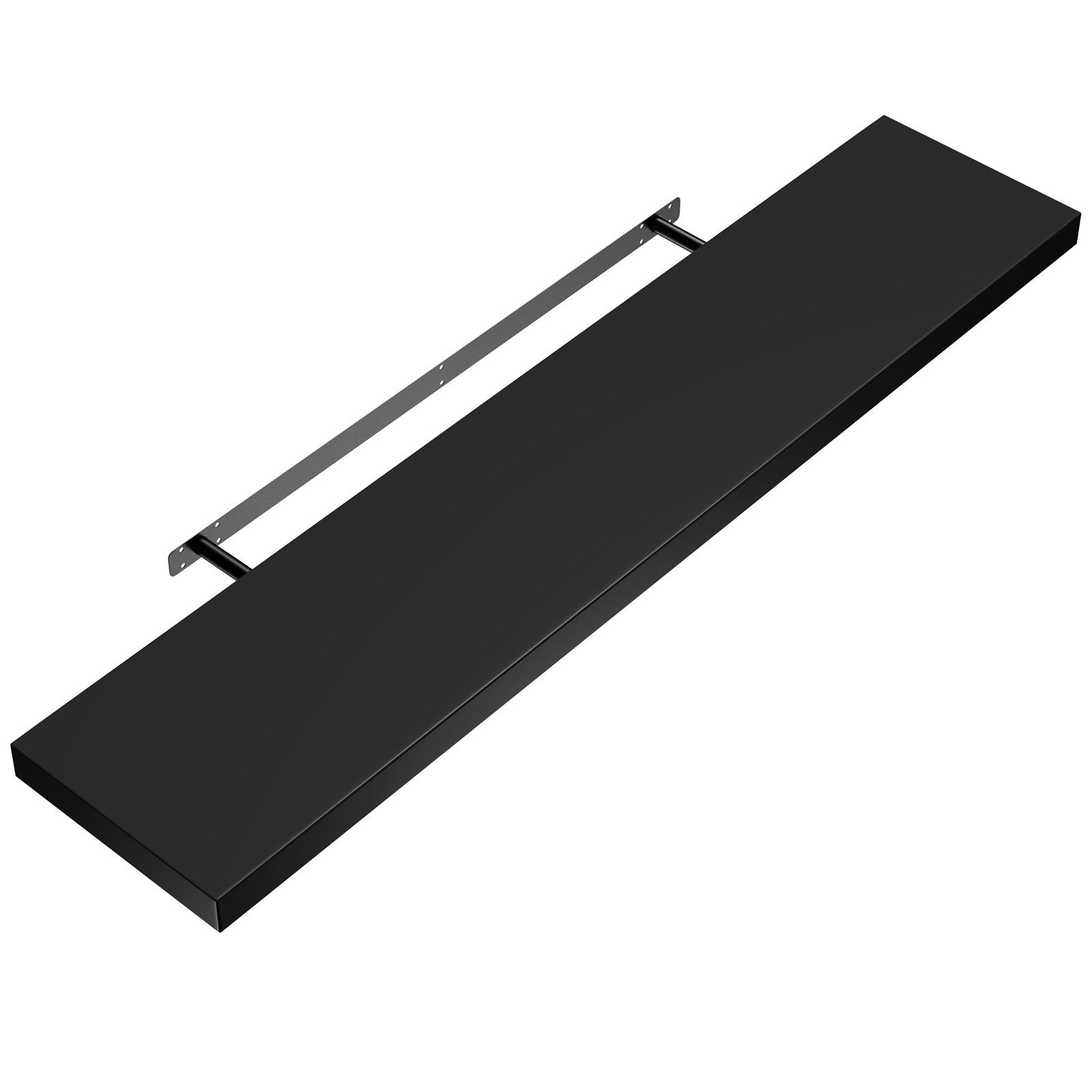 Casaria Wandboard, Schwarz Hängeregal mit Halterung günstig online kaufen