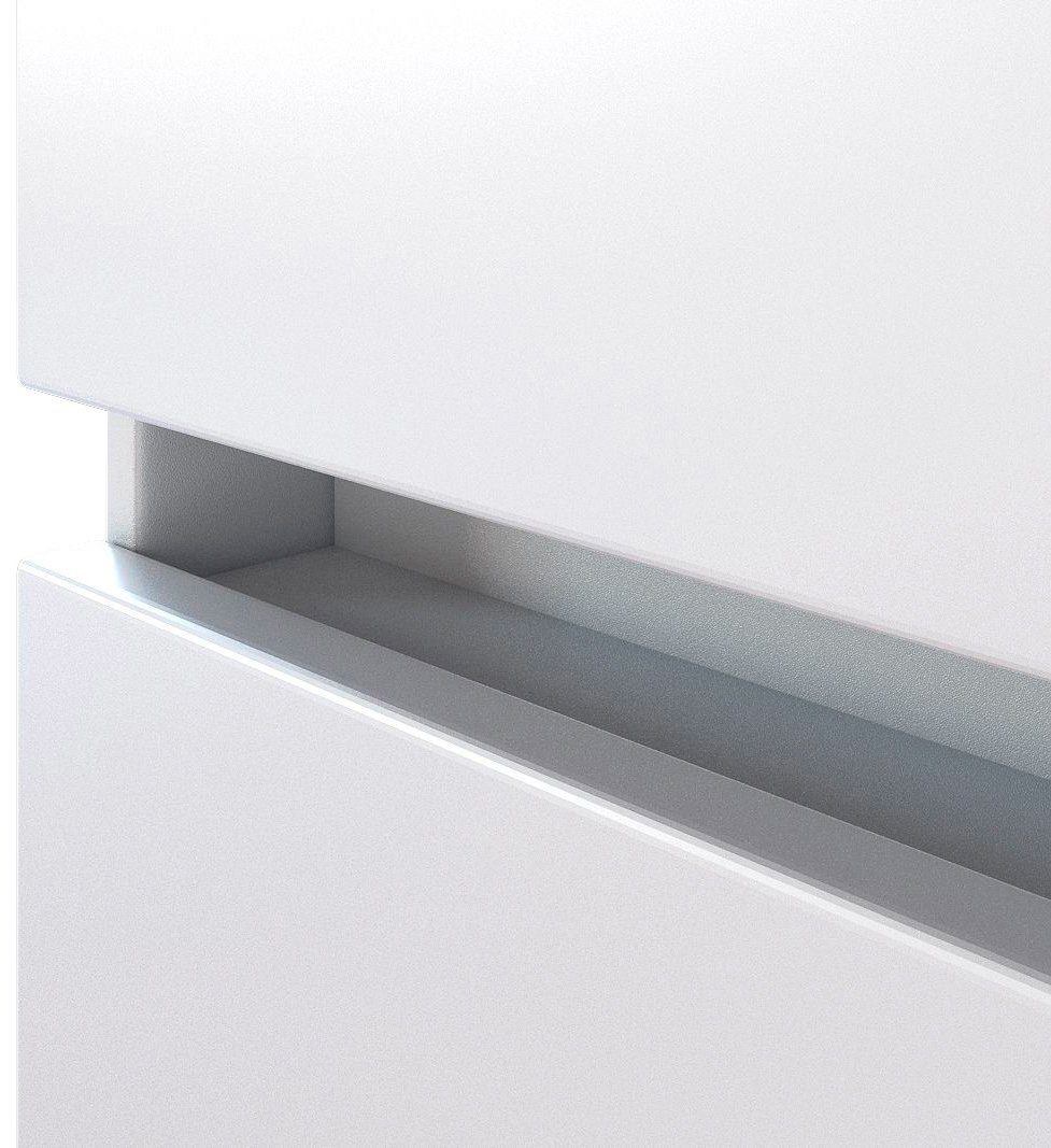 welltime Waschbeckenunterschrank Baabe Badmöbel Breite 60 cm, hängende Montage – Bild 5 von 5