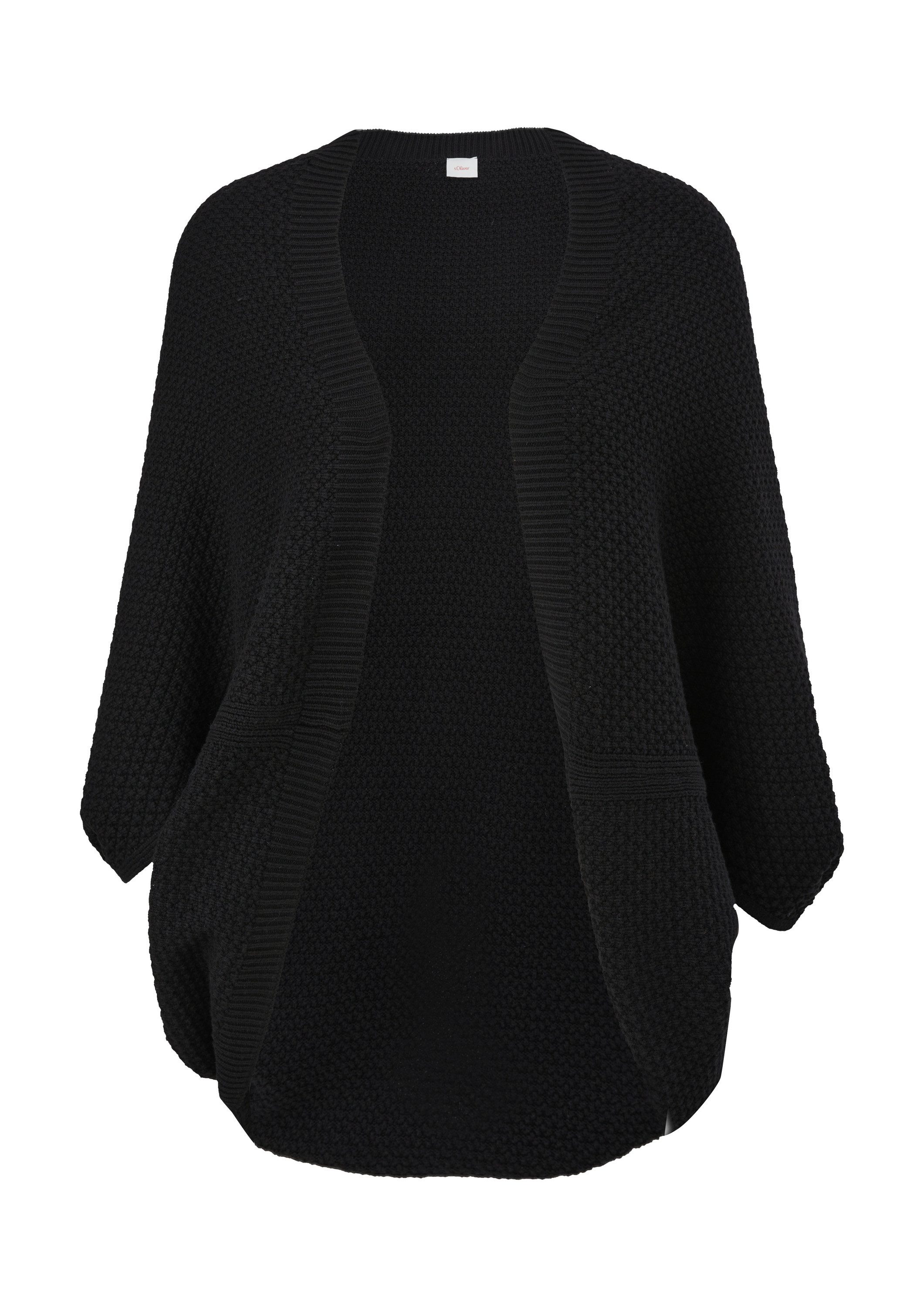 s.Oliver Poncho Indoor-Poncho Poncho aus Baumwollmix günstig online kaufen