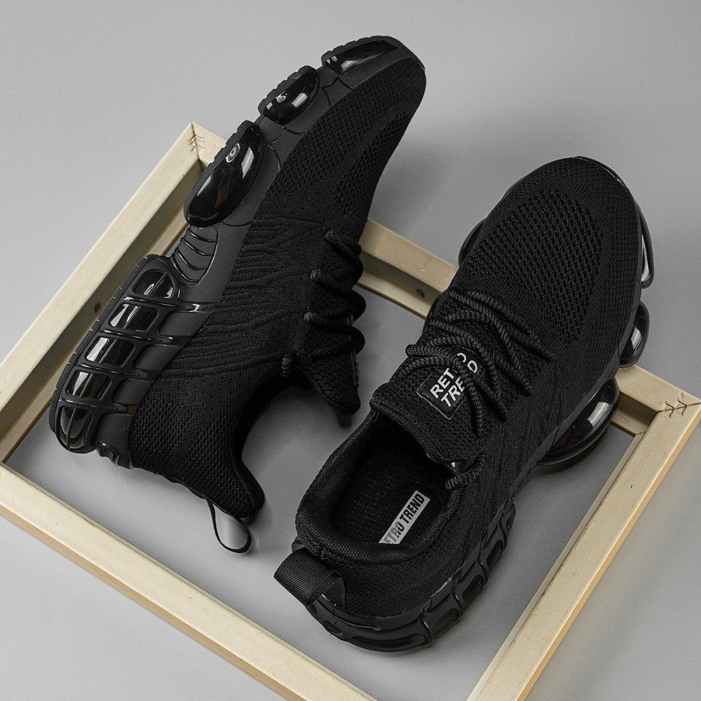HUSK'SWARE Sneaker (TPR-Außensohle, Flyknit-Obermaterial, Stoßdämpfende Luftpolsterung) Herren verschleißfeste, rutschfeste