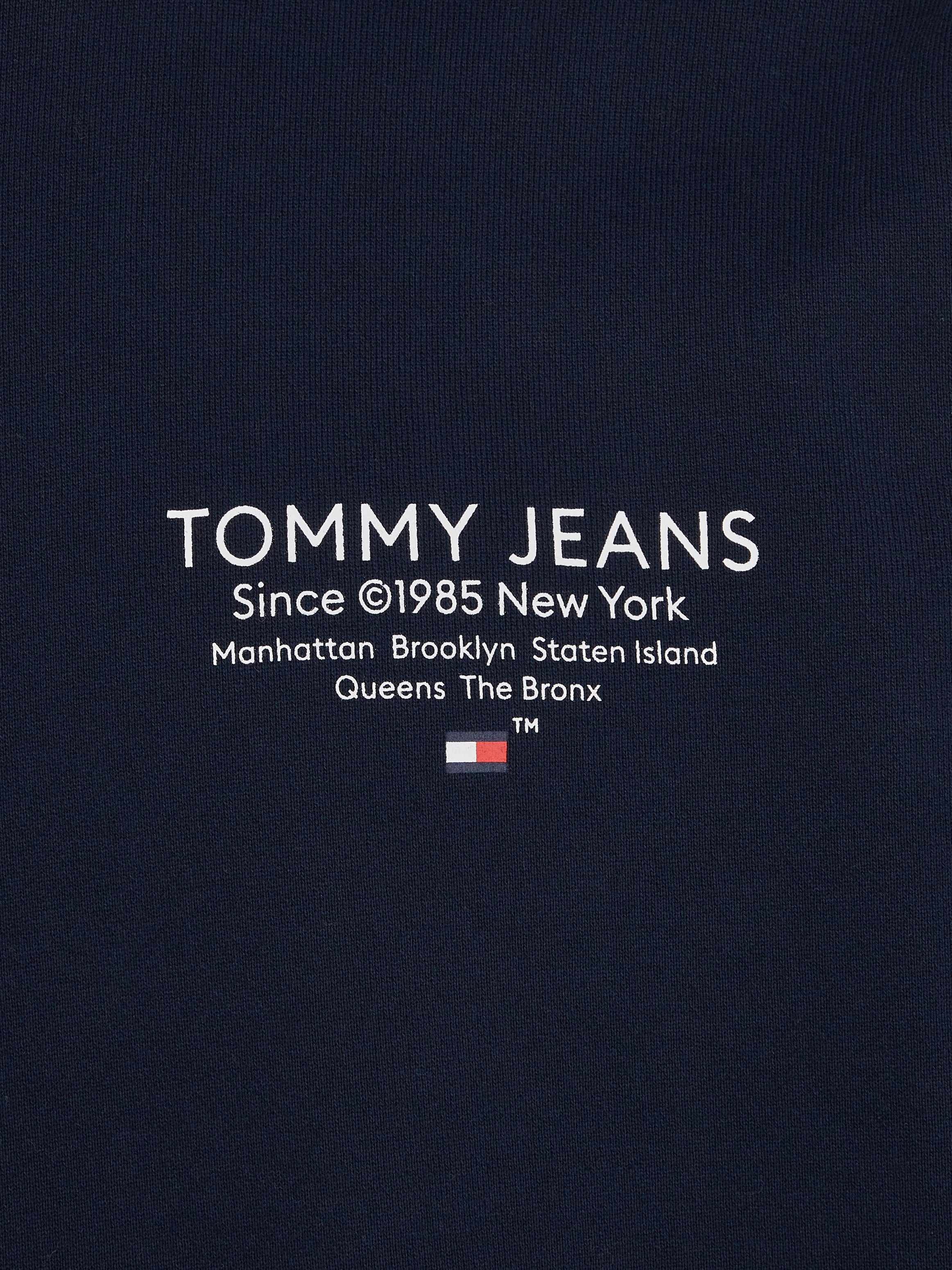Tommy Navy REG Night TJM Tommy ESSENTIAL Aufdruck Sweatshirt CREW mit Dark Jeans GRAPHIC Jeans