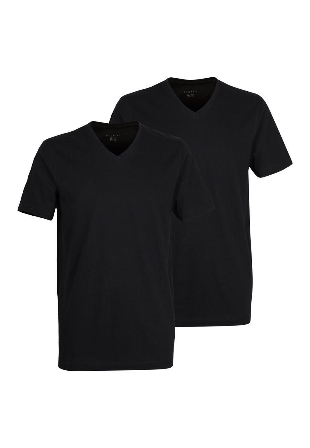 bugatti T-Shirt "Bari", (2er Pack), mit V-Ausschnitt, Kurzarm günstig online kaufen