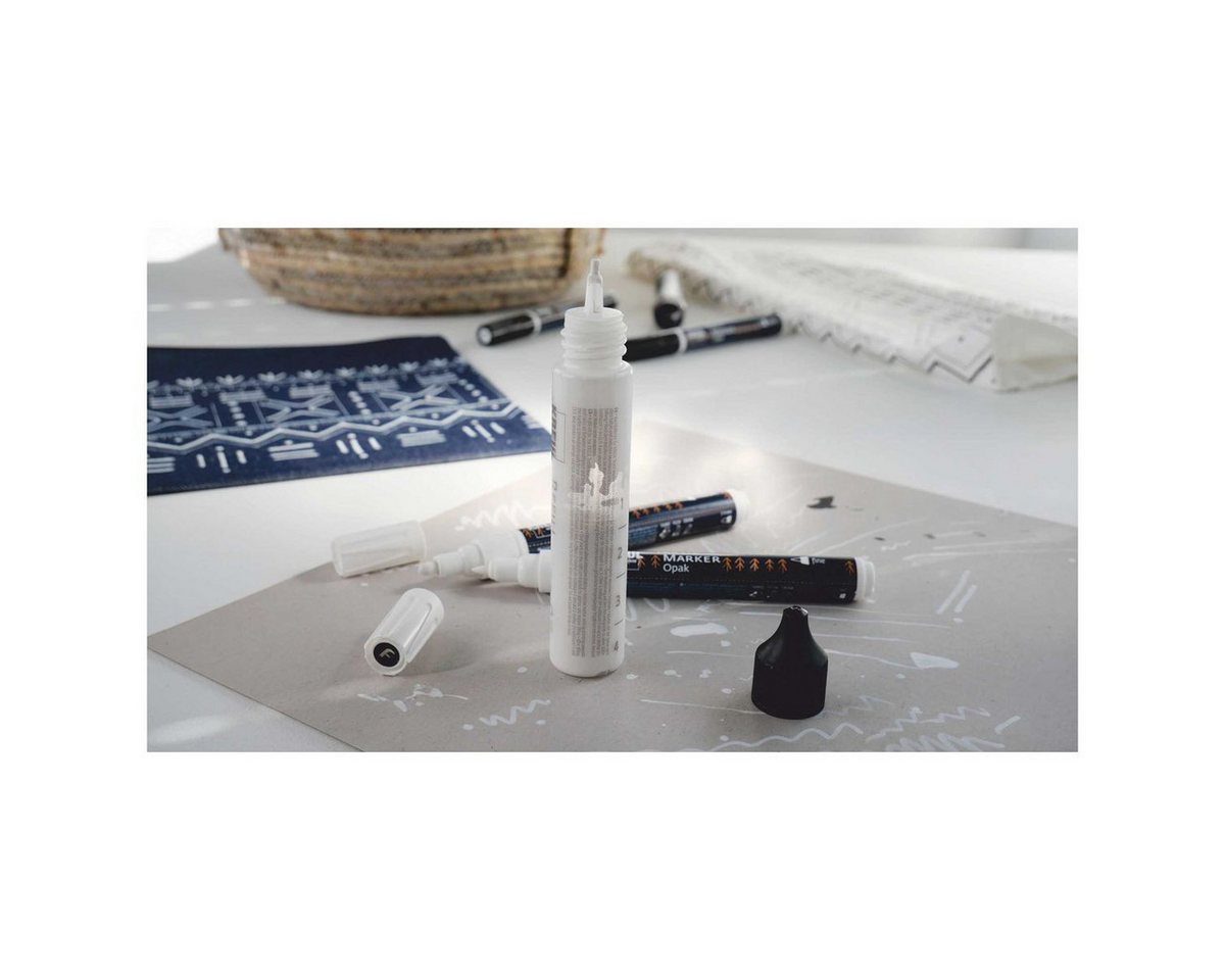 Thumbnail - C. KREUL Textilmarker KREUL Nachfüllfarbe für Textilmarker Opak weiß 25ml
