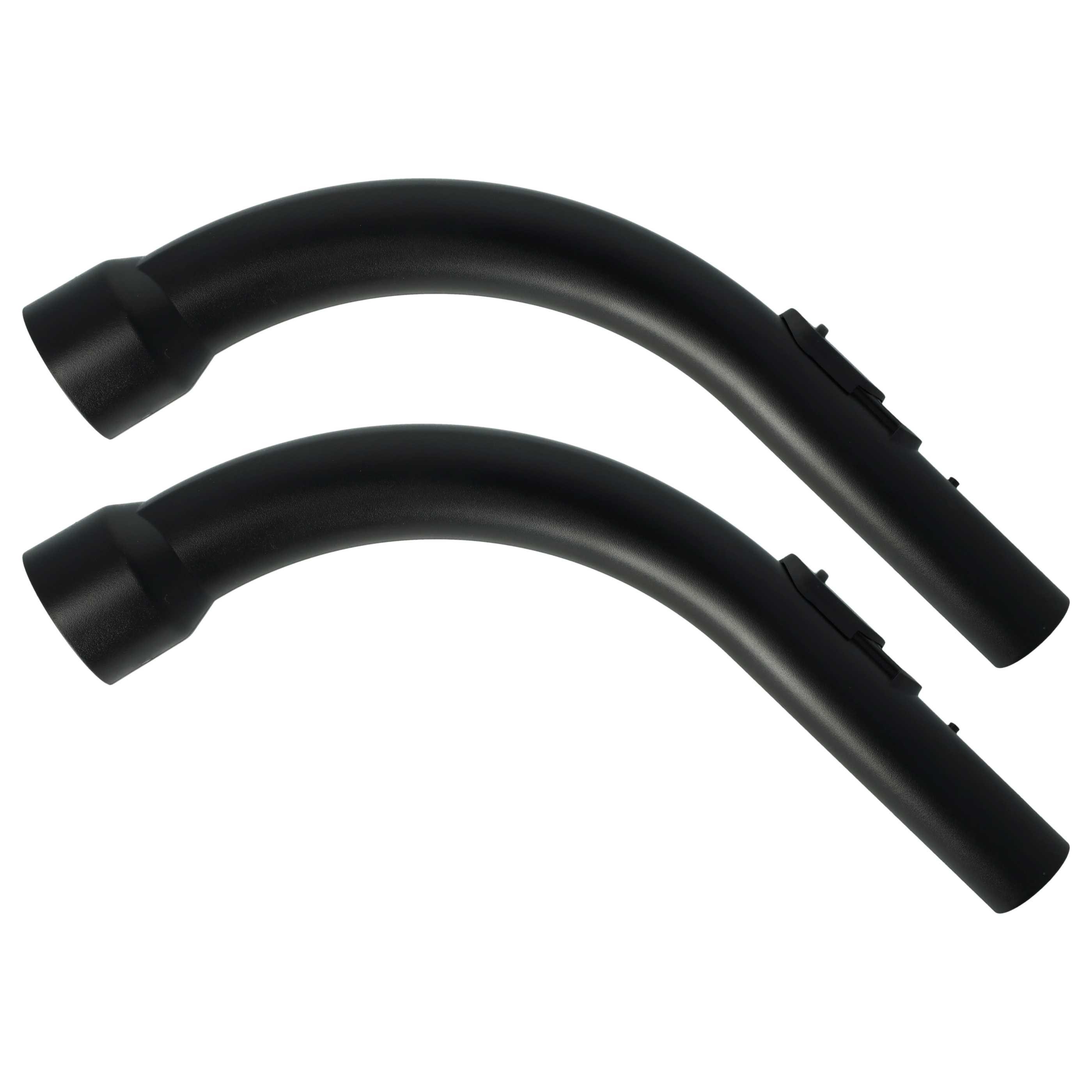 vhbw Griff passend für Miele SBCD0, SBBN0, SBAP3, SCAB0, SBCN0, SBCF3, SBCD1, SBA (2-St), Robustes Griffrohr mit 35 mm Anschluss Durchmesser
