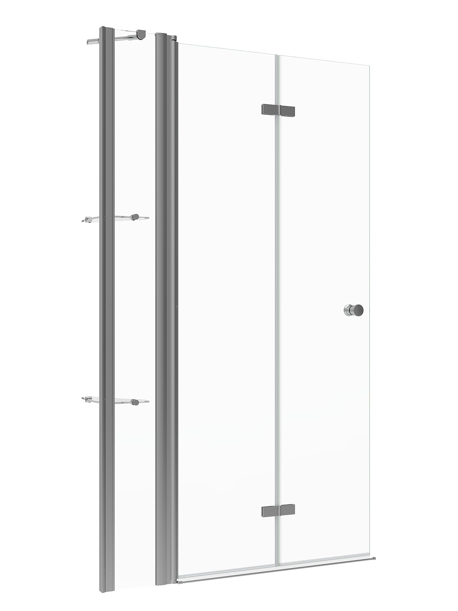 AQUALAVOS Walk-in-Dusche Faltbar+Drehbar Walk in Glas günstig online kaufen