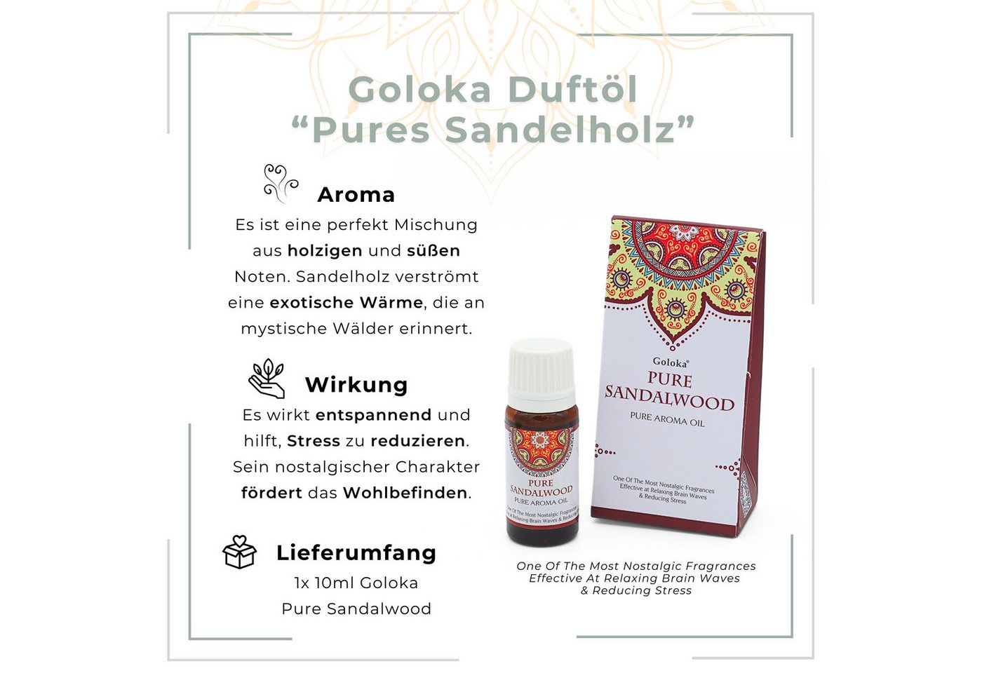 Thumbnail - LAVISA Duftöl von Goloka, Naturdüfte für Aromatherapie, Diffusor, Duftlampe, Duftöl ätherisches Öl Nag champa Aroma esot...