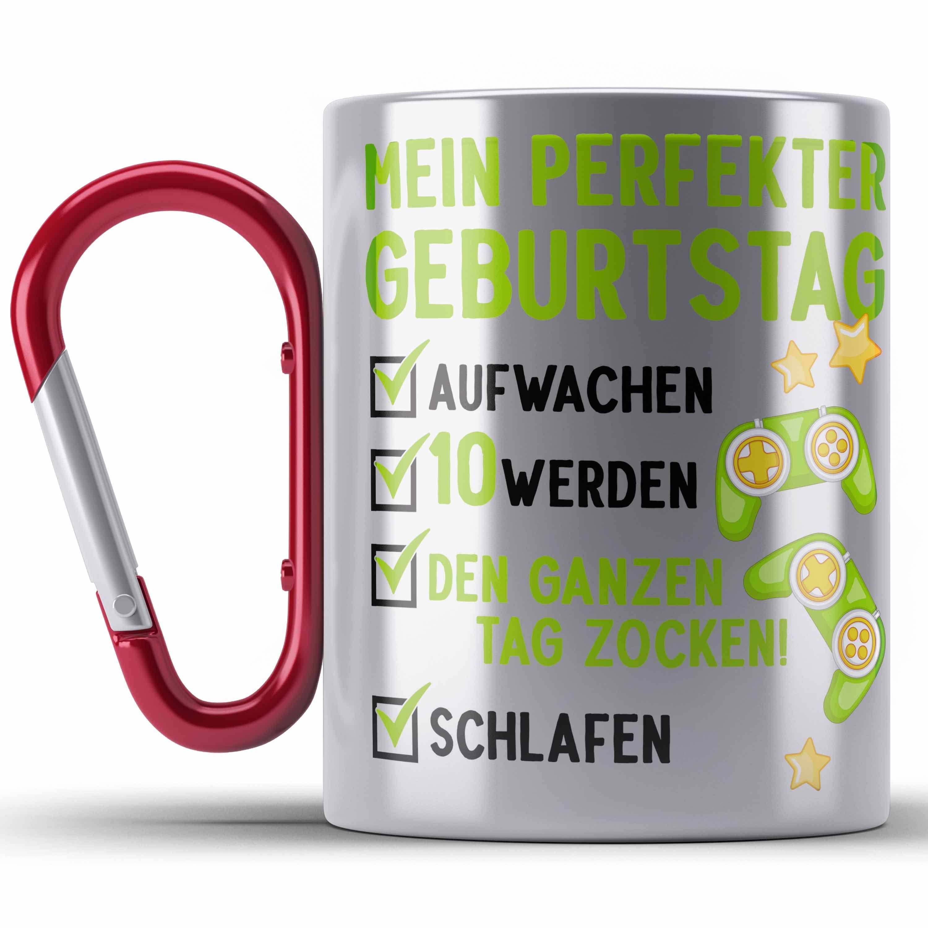 Trendation Thermotasse 10 Geburtstag Junge Jungen Geschenke Edelstahl