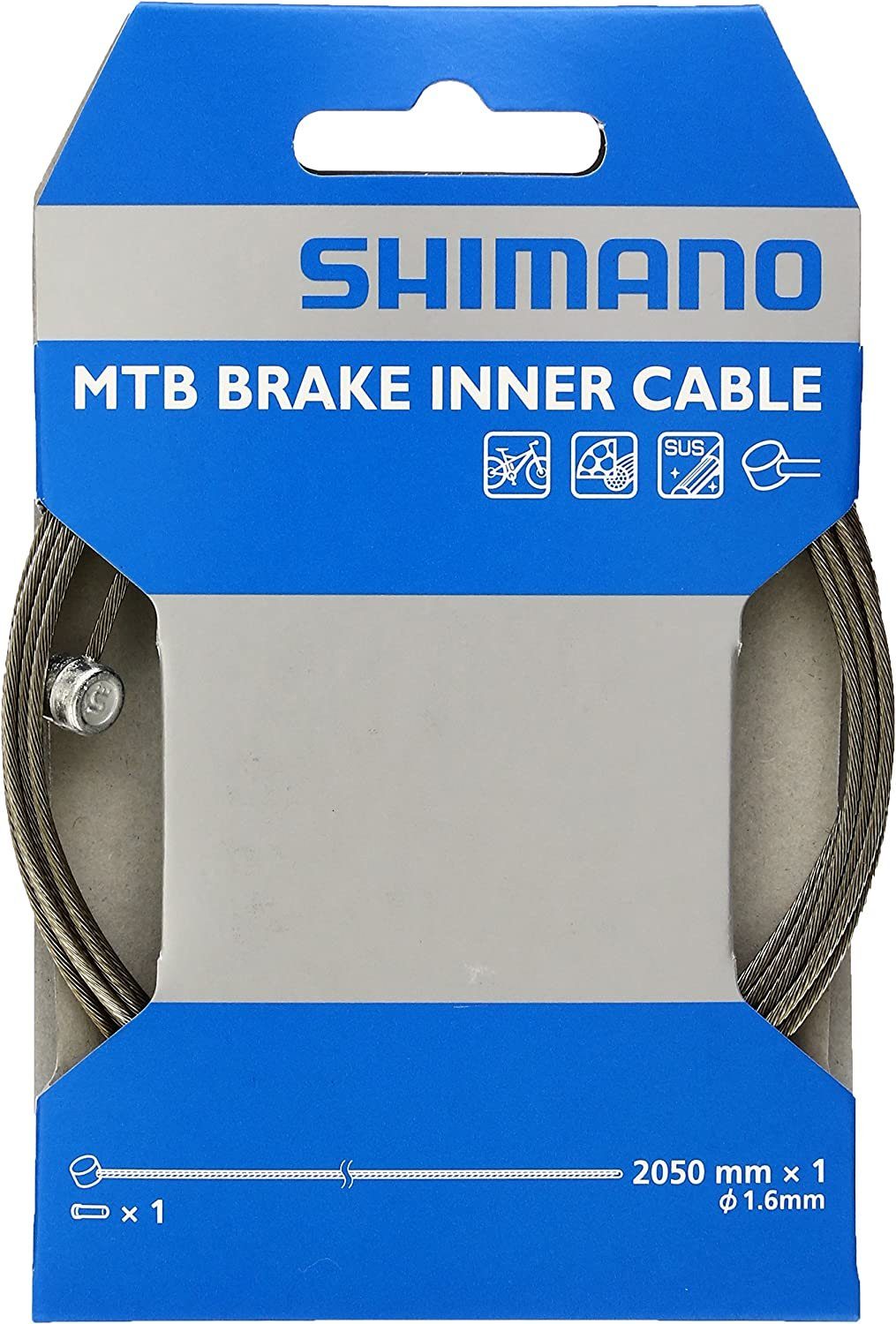 Shimano Felgenbremse Bremszug Innen Y80098210, Bremszug Innenzug SUS Bremse Brake MTB Fahrrad-Bremse