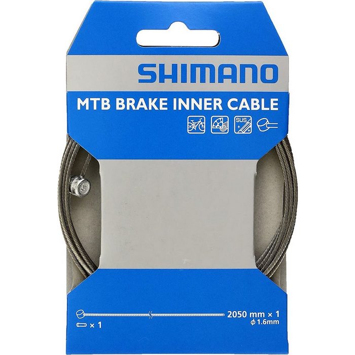Shimano Felgenbremse Bremszug Innen Y80098210 Bremszug Innenzug SUS Bremse Brake MTB Fahrrad-Bremse