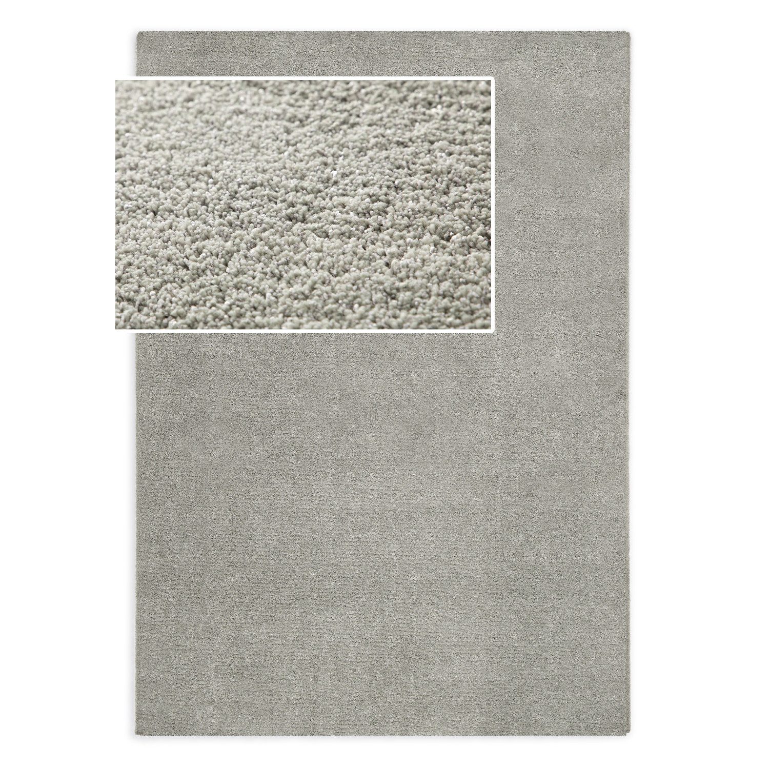 DomDeco Hochflor-Teppich LOOMA Teppich weich, waschbar, rutschfest, Teppich modern, Rechteckig, Gemütlich, flauschig, pflegeleicht