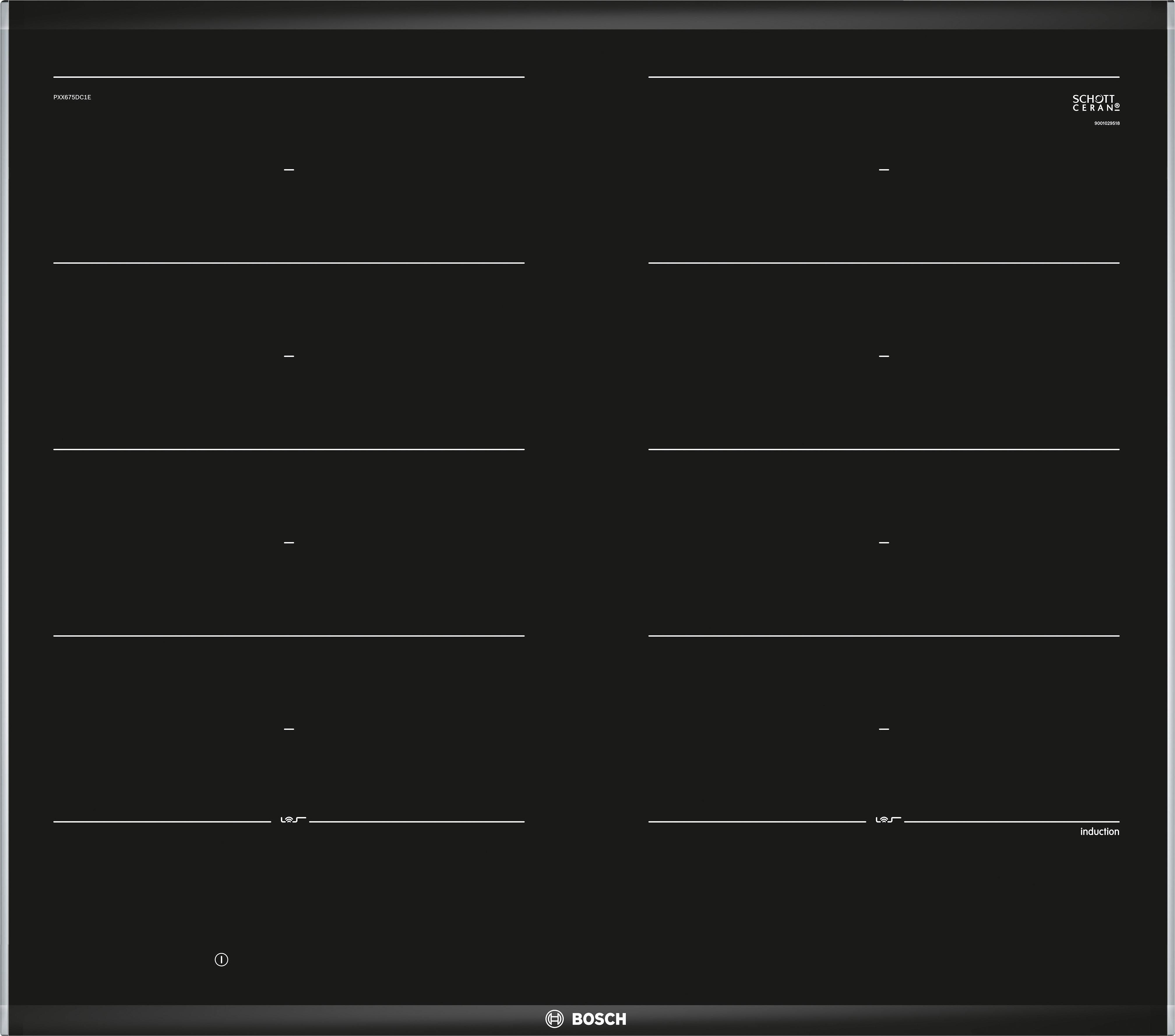 BOSCH Flex-Induktions-Kochfeld Serie 8 PXX675DC1E, PerfectFry-Sensor für automatische Temparaturüberwachung