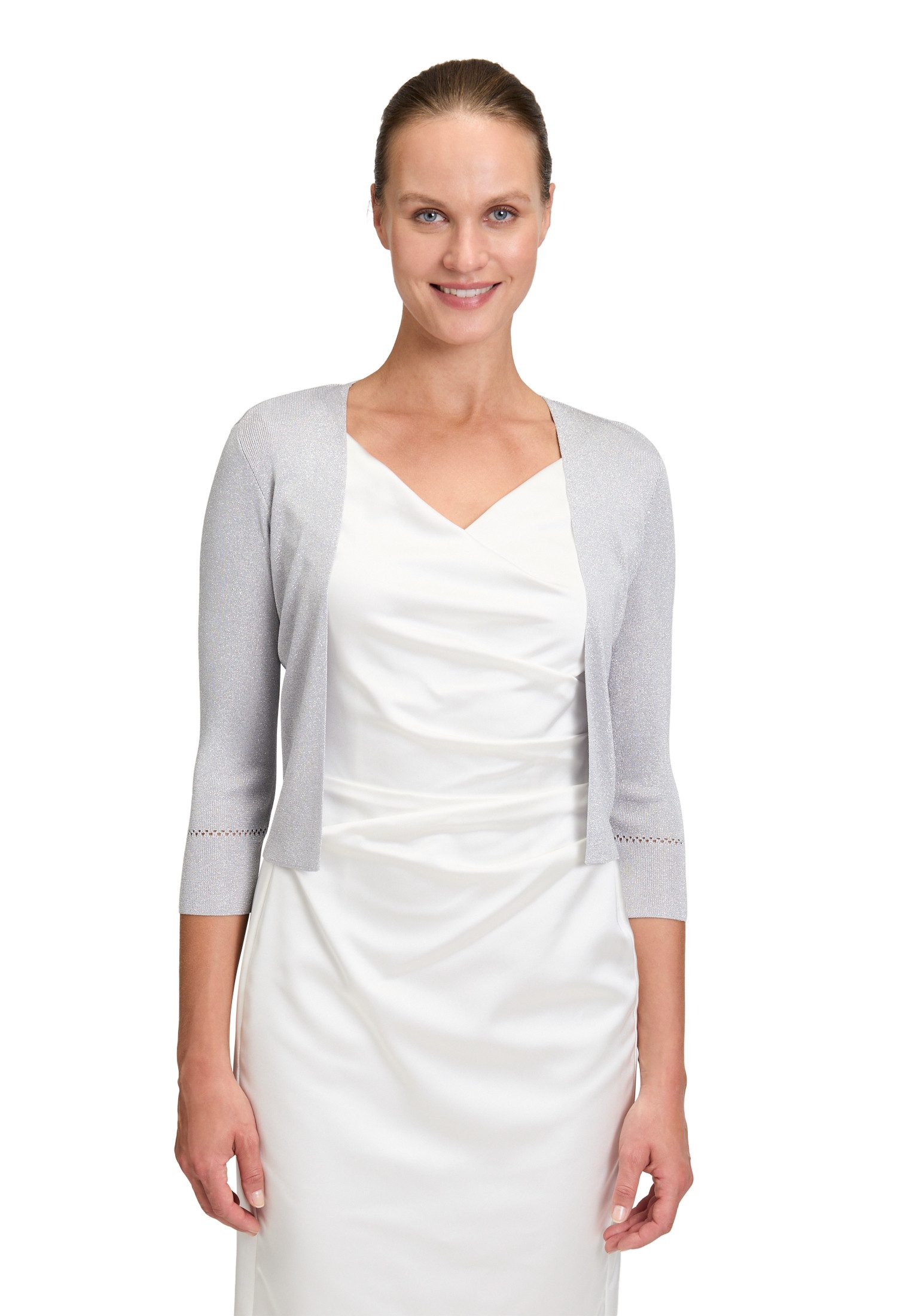 Vera Mont Strickjacke "Vera Mont Damen Strickbolero ohne Verschluss", Glitz günstig online kaufen