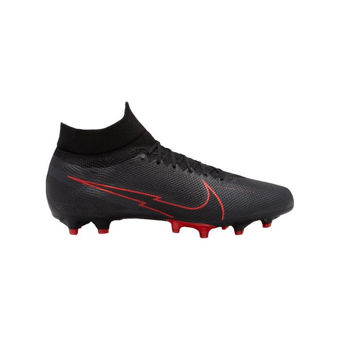 Nike Mercurial Superfly VII Black X Chile Red Pro AG-Pro Fußballschuh