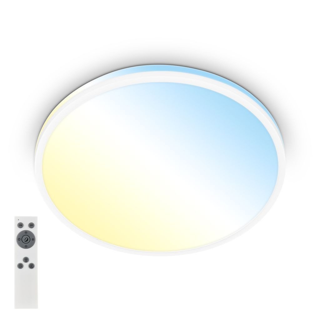 Briloner Leuchten LED Deckenleuchte 3821016, Dimmfunktion, LED fest integriert, 2700K - Extra-Warmweiß