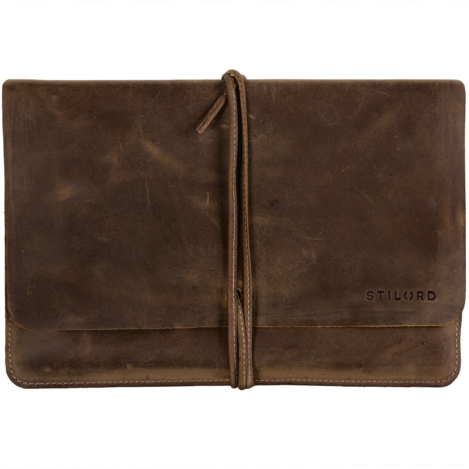 STILORD Laptop-Hülle "Collin" Vintage Tablettasche Leder