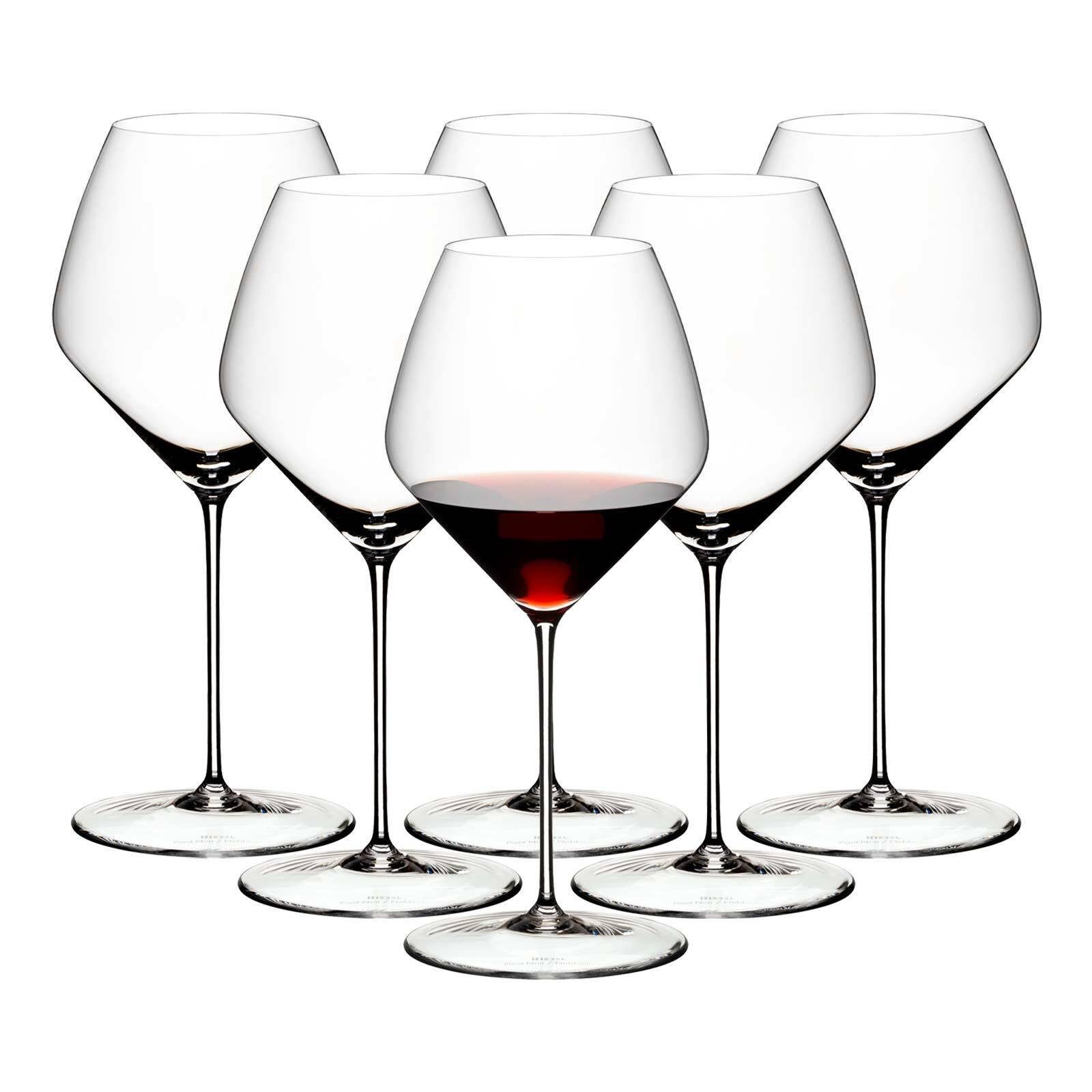 RIEDEL THE WINE GLASS COMPANY Rotweinglas Veloce Pinot Noir / Nebbiolo Стекло 763 ml, 6-tlg., Glas