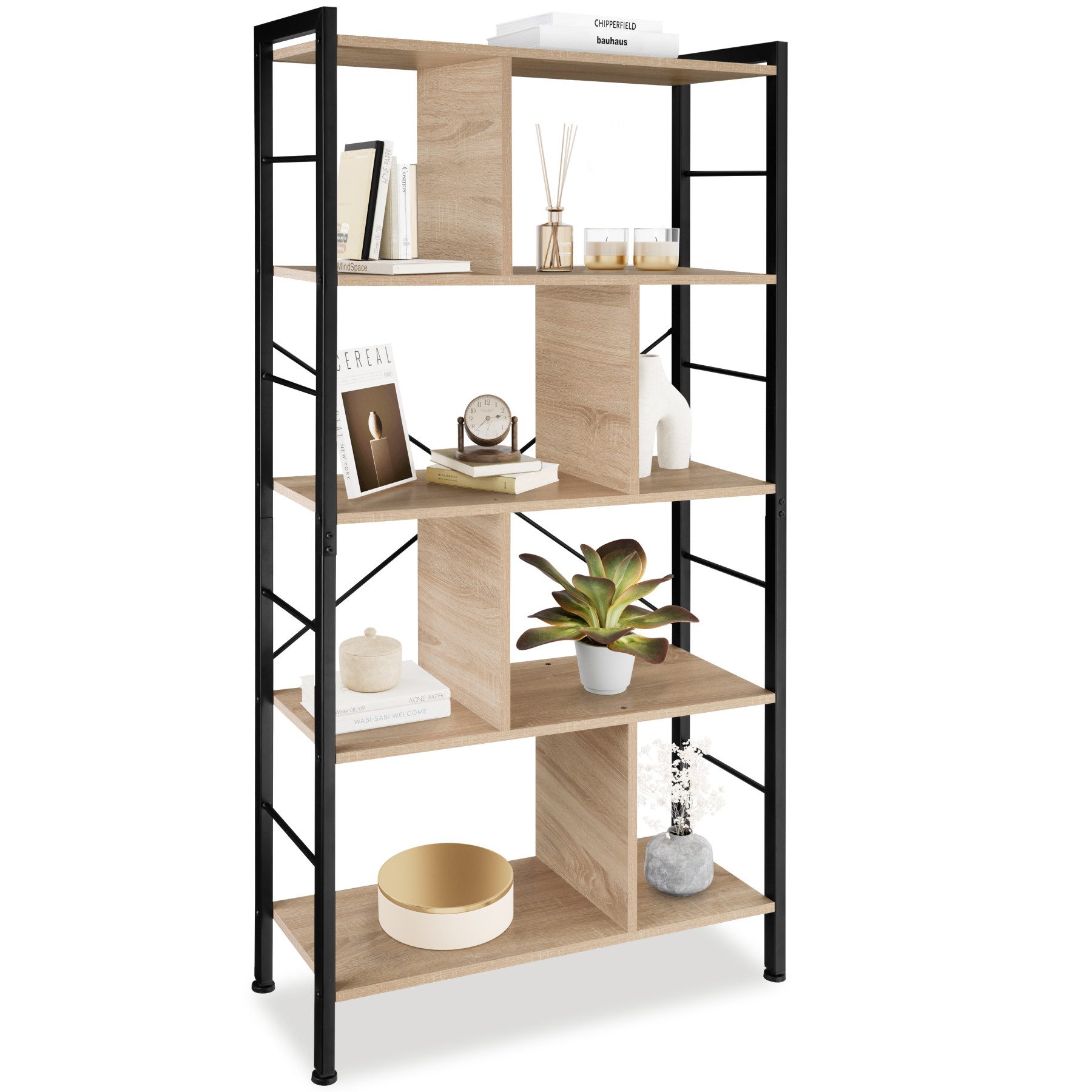 tectake Bücherregal Regal, Set 1-tlg., Industrial günstig online kaufen
